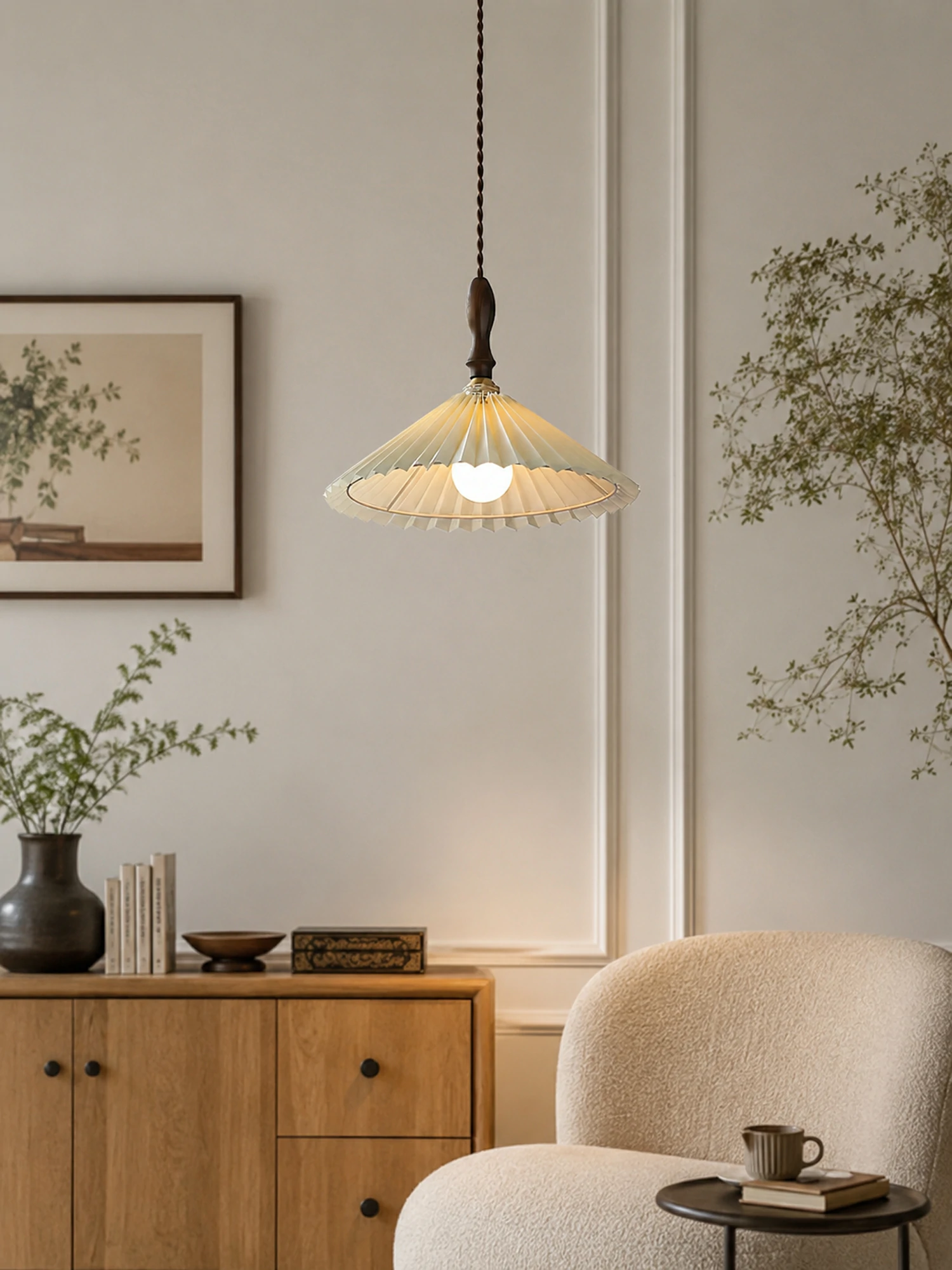 Prairie Pleated Pendant Lamp - Image 4