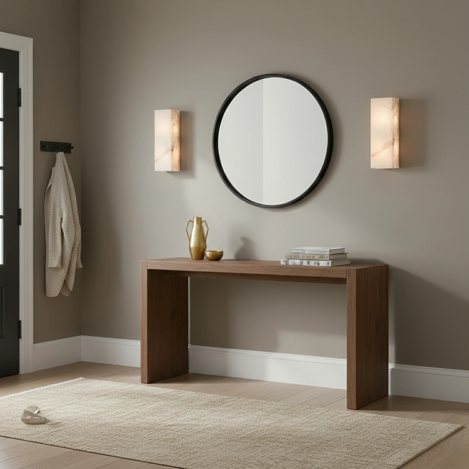 Rectangular Alabaster Wall Sconce - Image 15