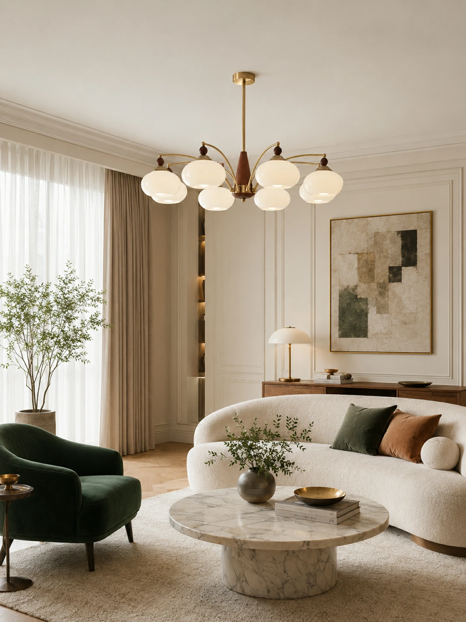 Retro Calliope Chandelier - Image 2