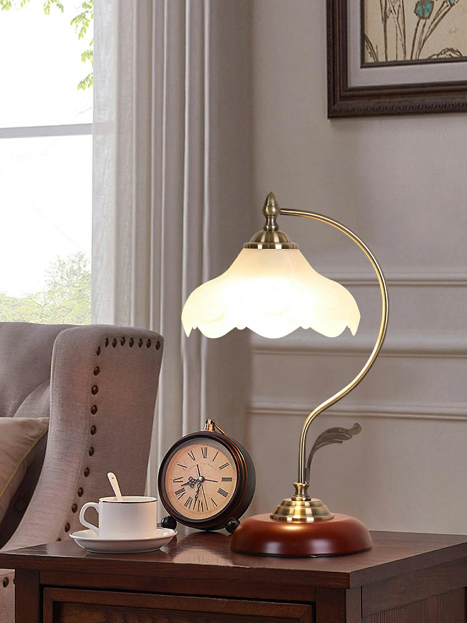 Retro Flower Table Lamp - Image 4