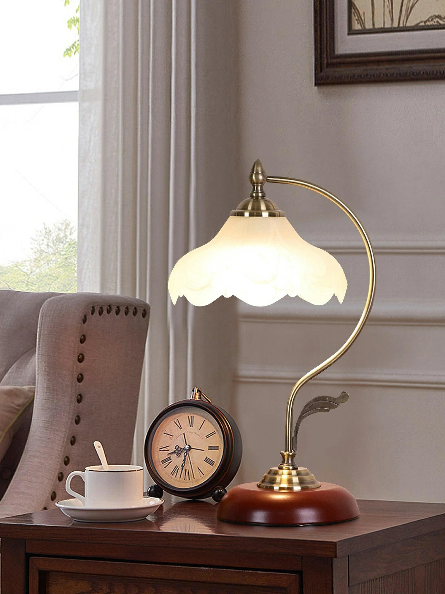 Retro Flower Table Lamp - Image 6