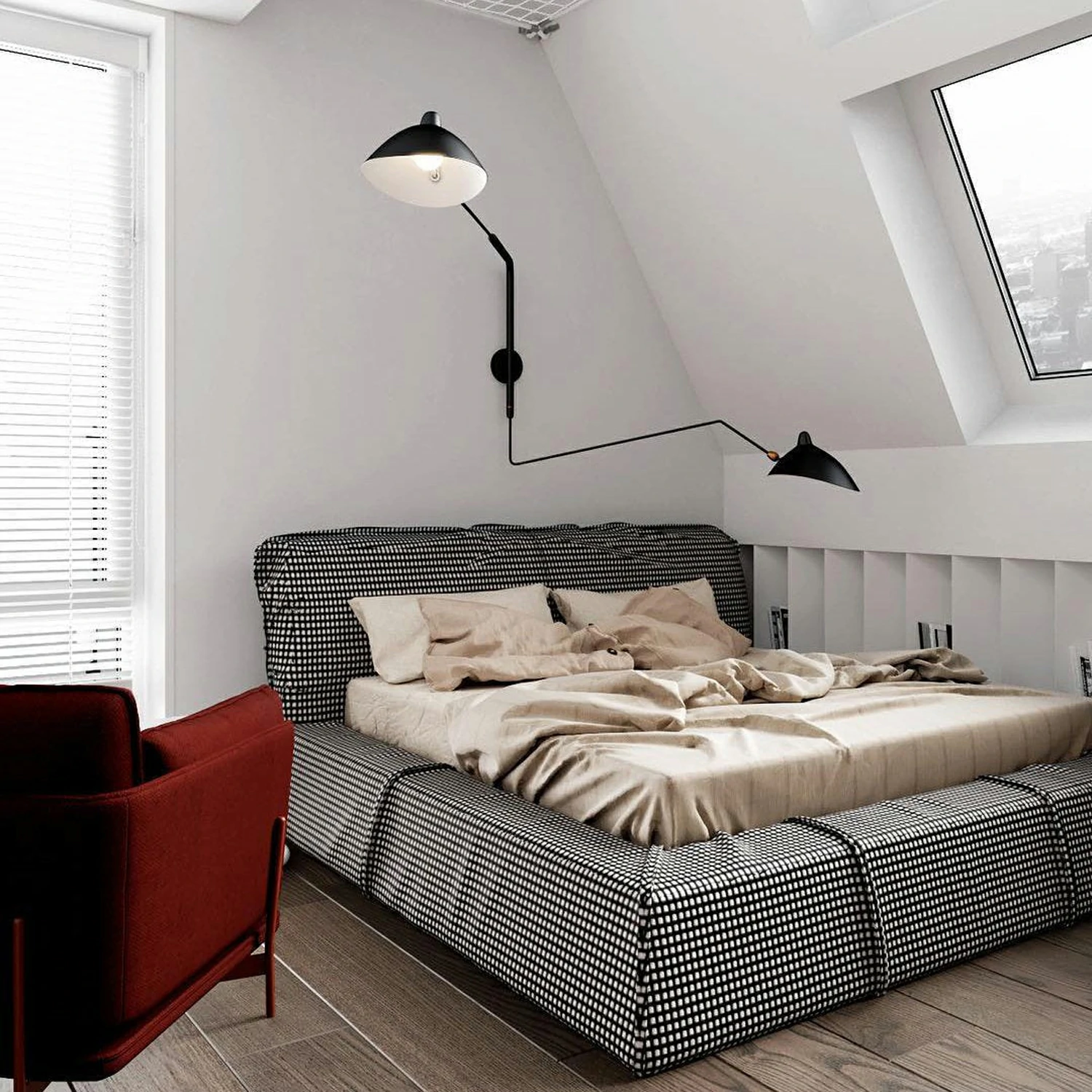 Serge Mouille Wall Lamp - Image 3