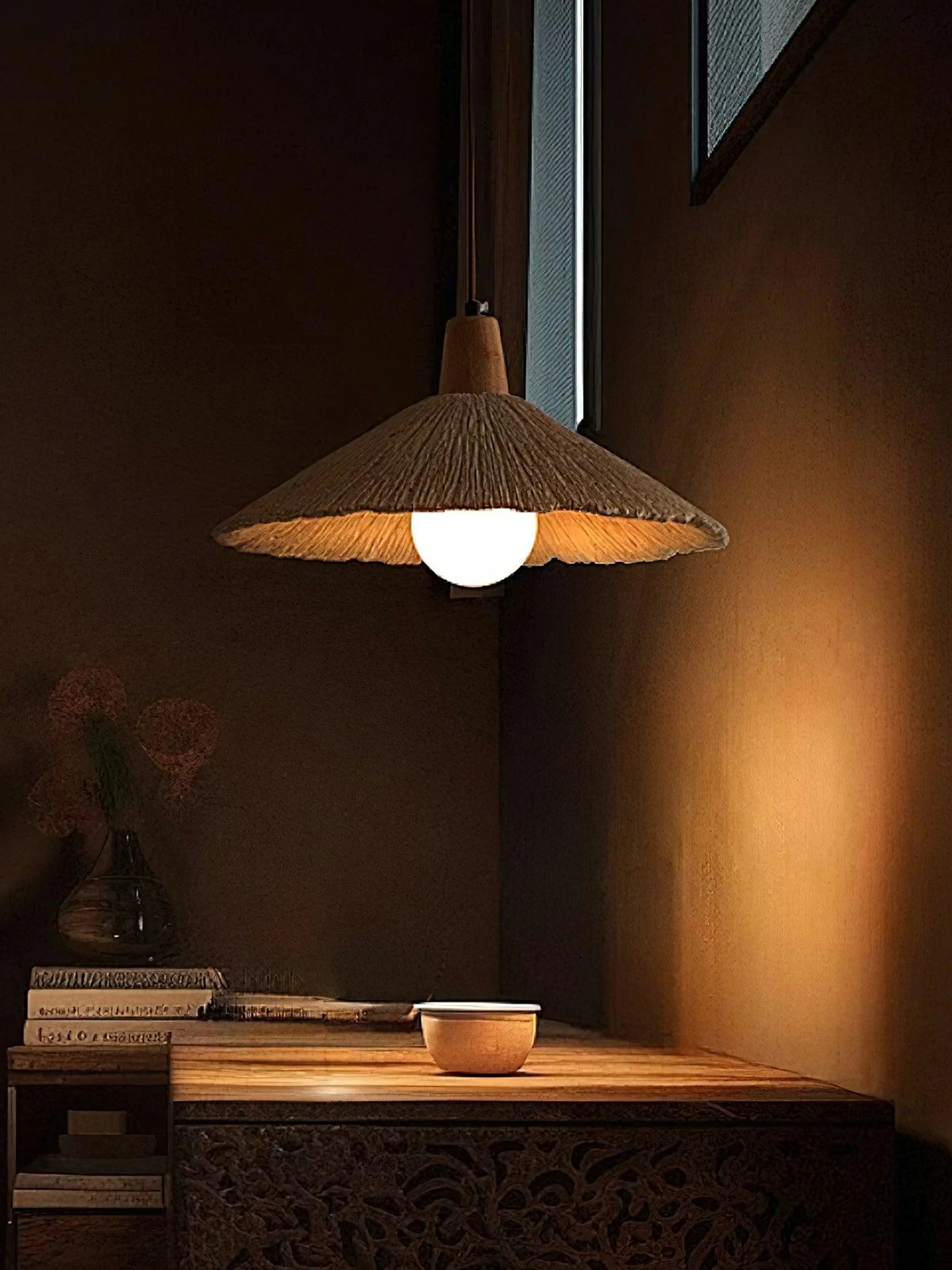 Siya Cement Pendant Lamp - Image 8