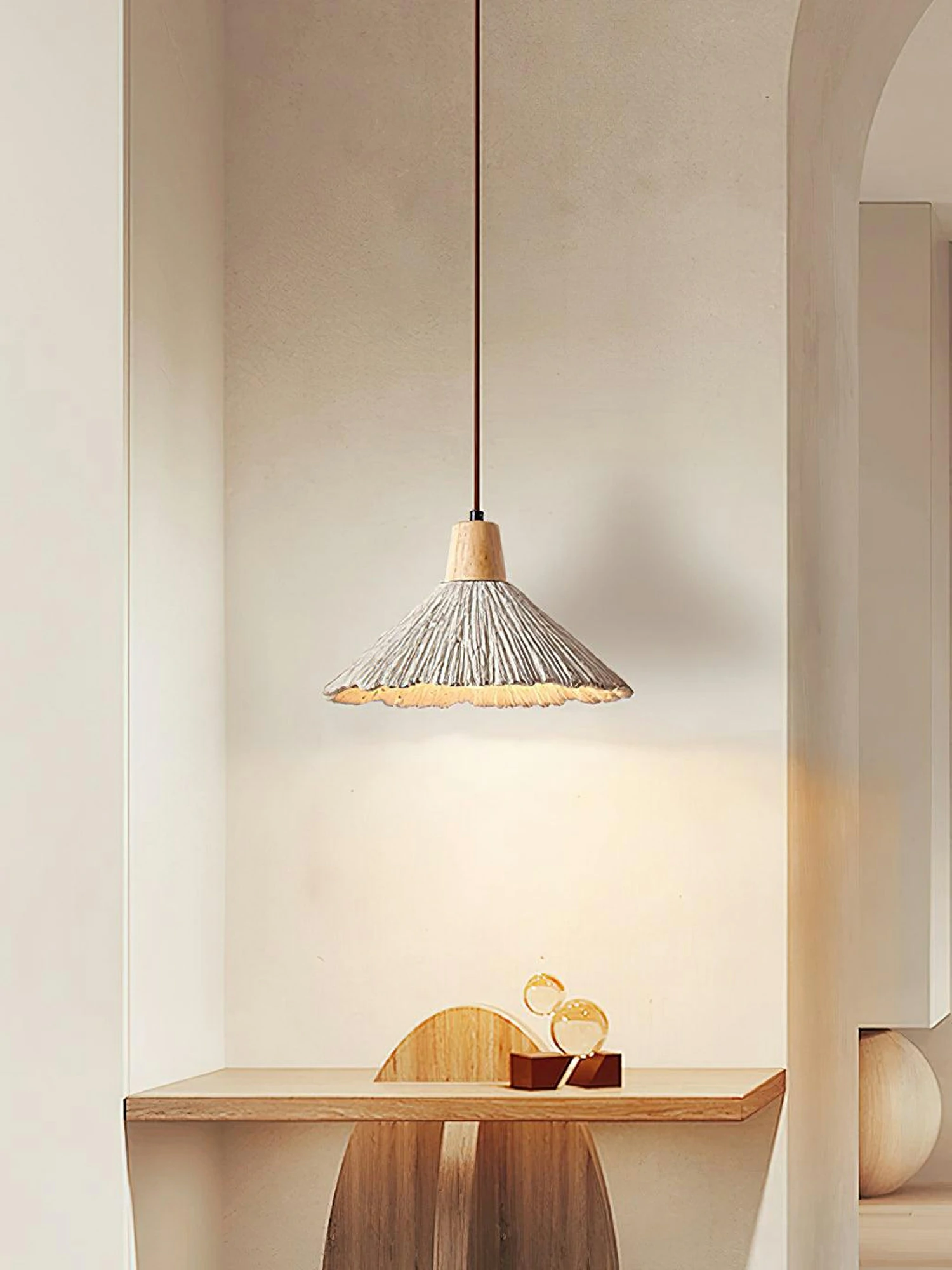 Siya Cement Pendant Lamp - Image 2