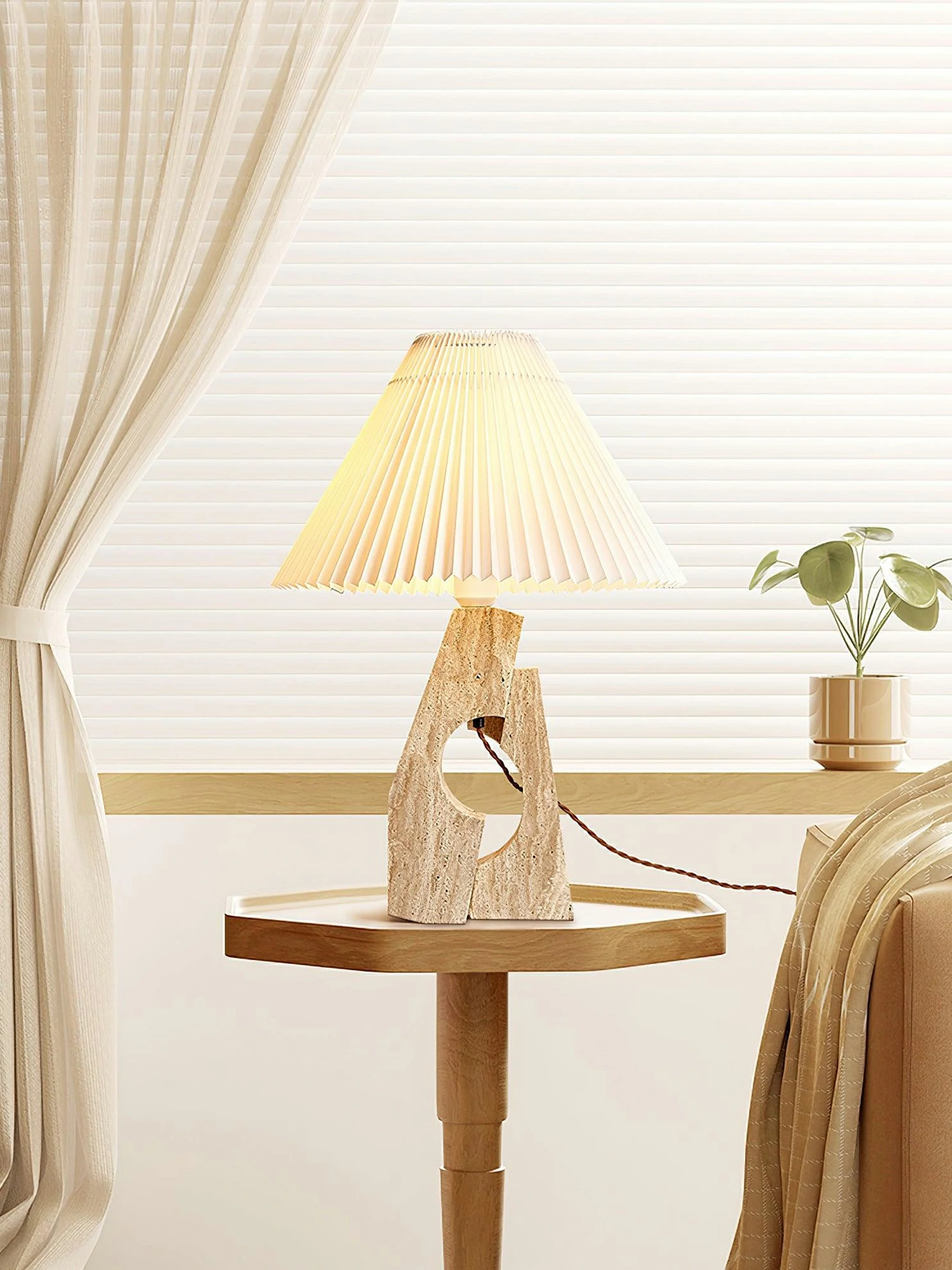 Stone Pillar Table Lamp - Image 10