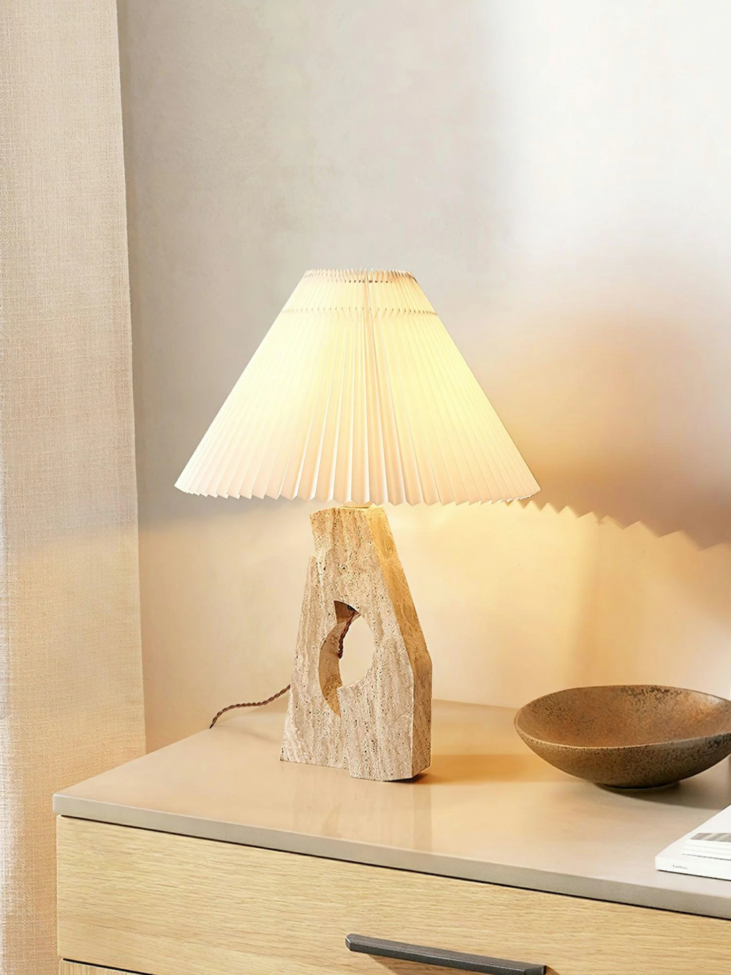 Stone Pillar Table Lamp - Image 3