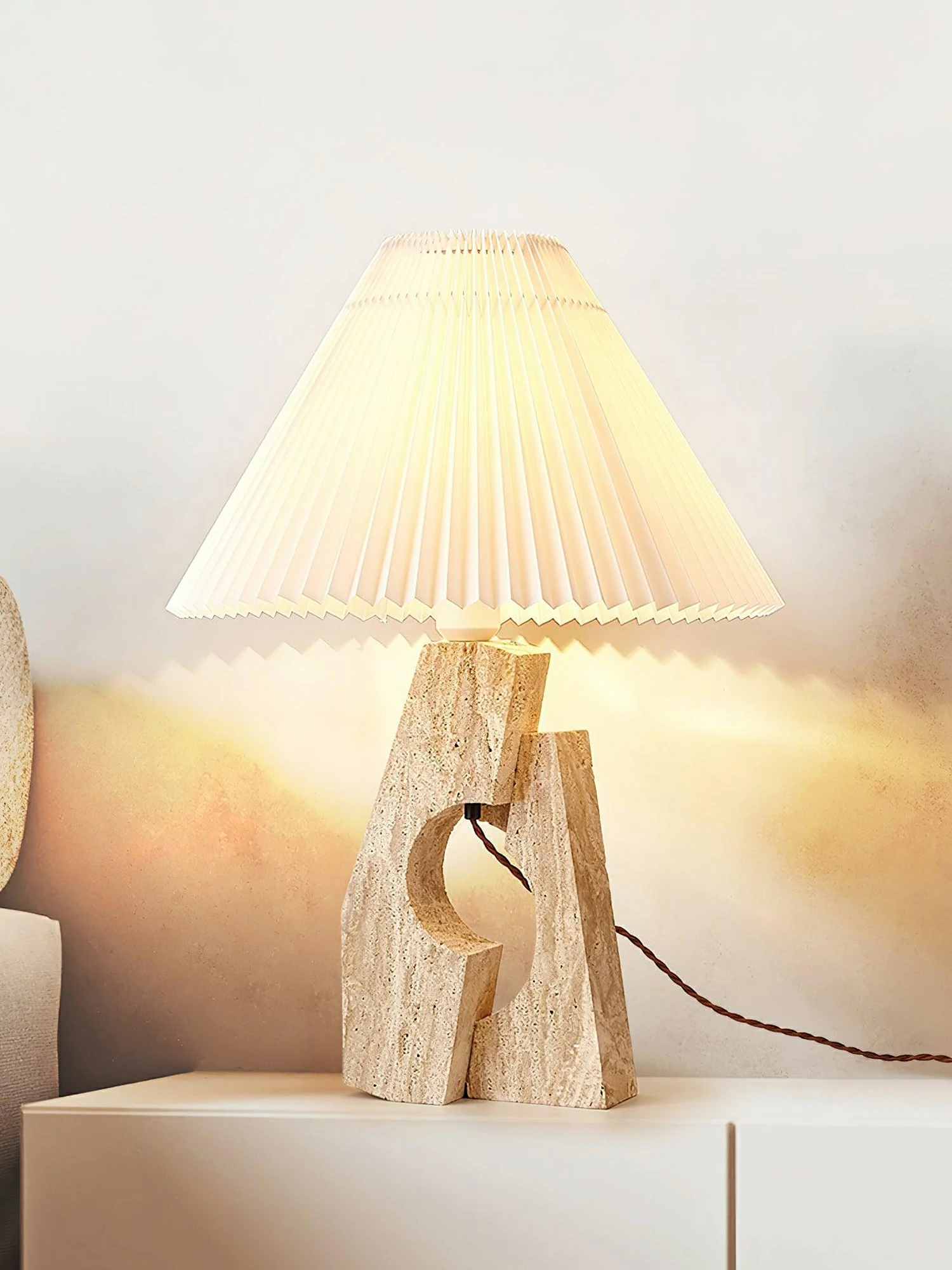 Stone Pillar Table Lamp - Image 4