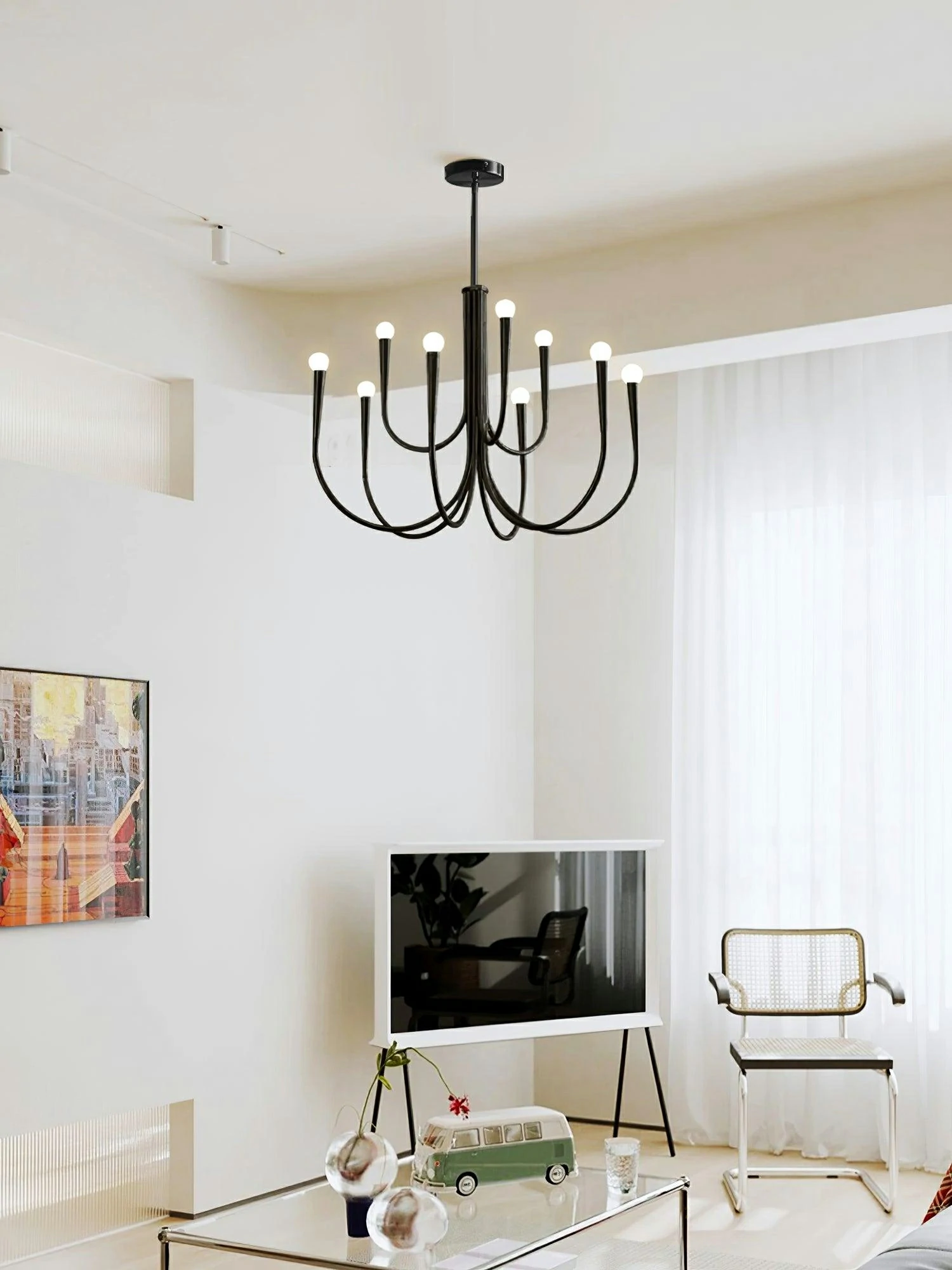 Swoop Arm Chandelier - Image 19