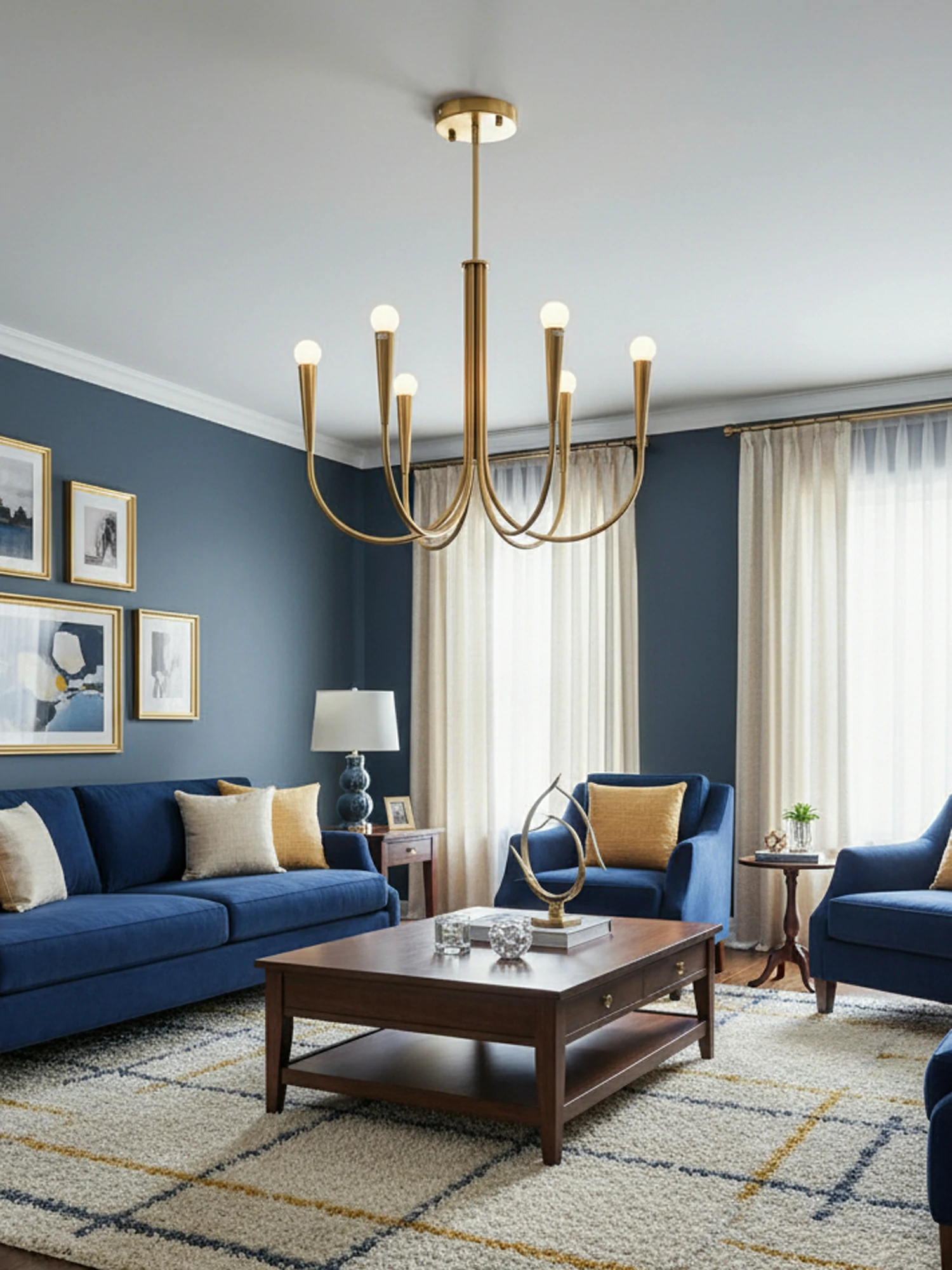 Swoop Arm Chandelier - Image 8