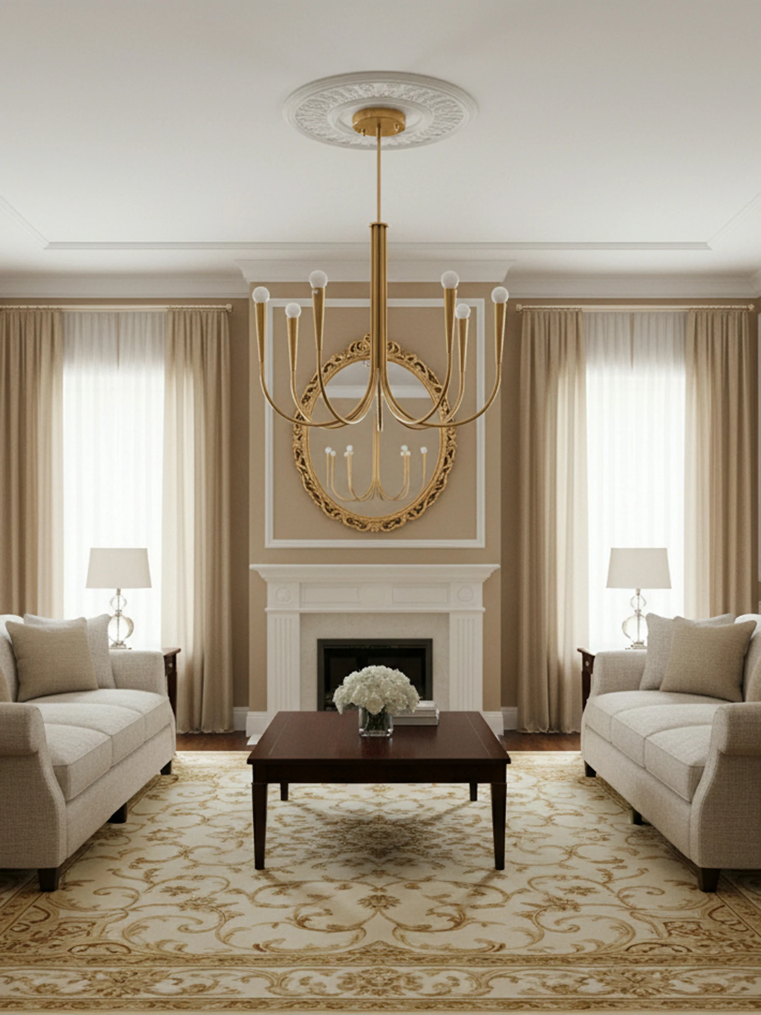 Swoop Arm Chandelier - Image 20