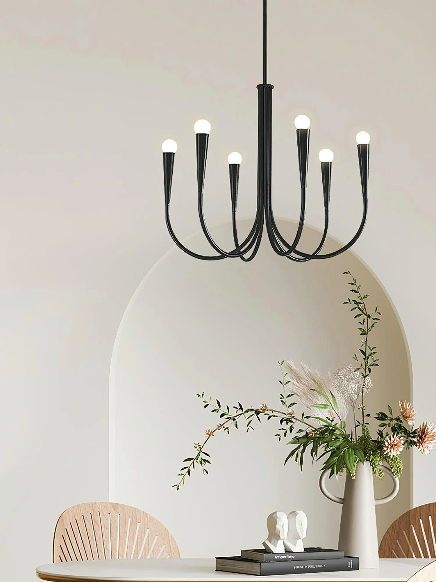 Swoop Arm Chandelier - Image 15
