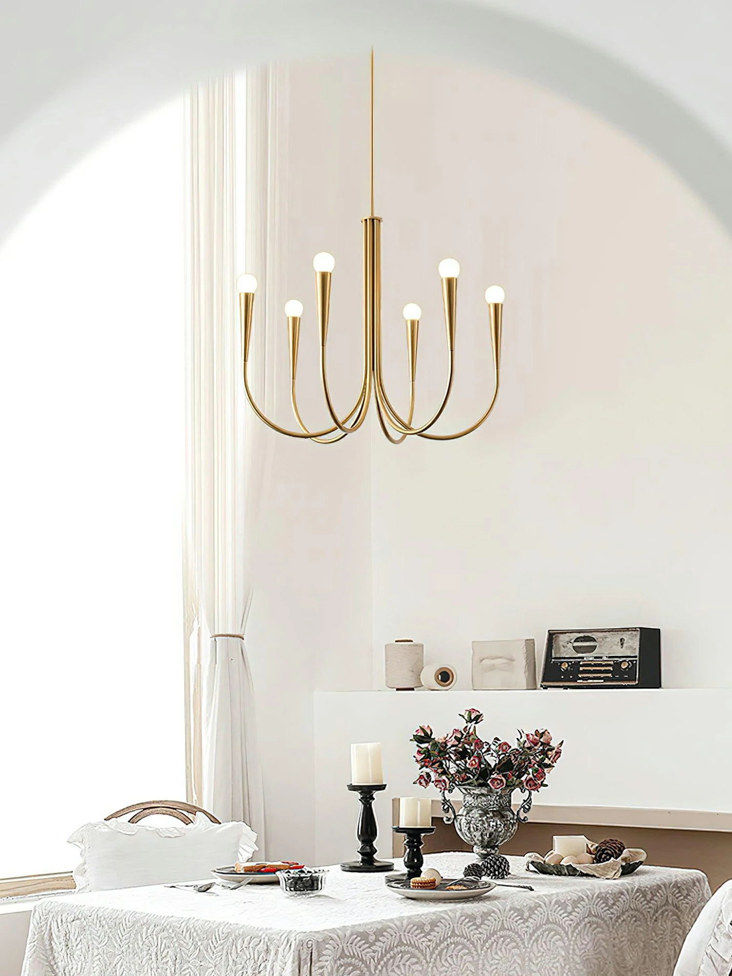 Swoop Arm Chandelier - Image 30