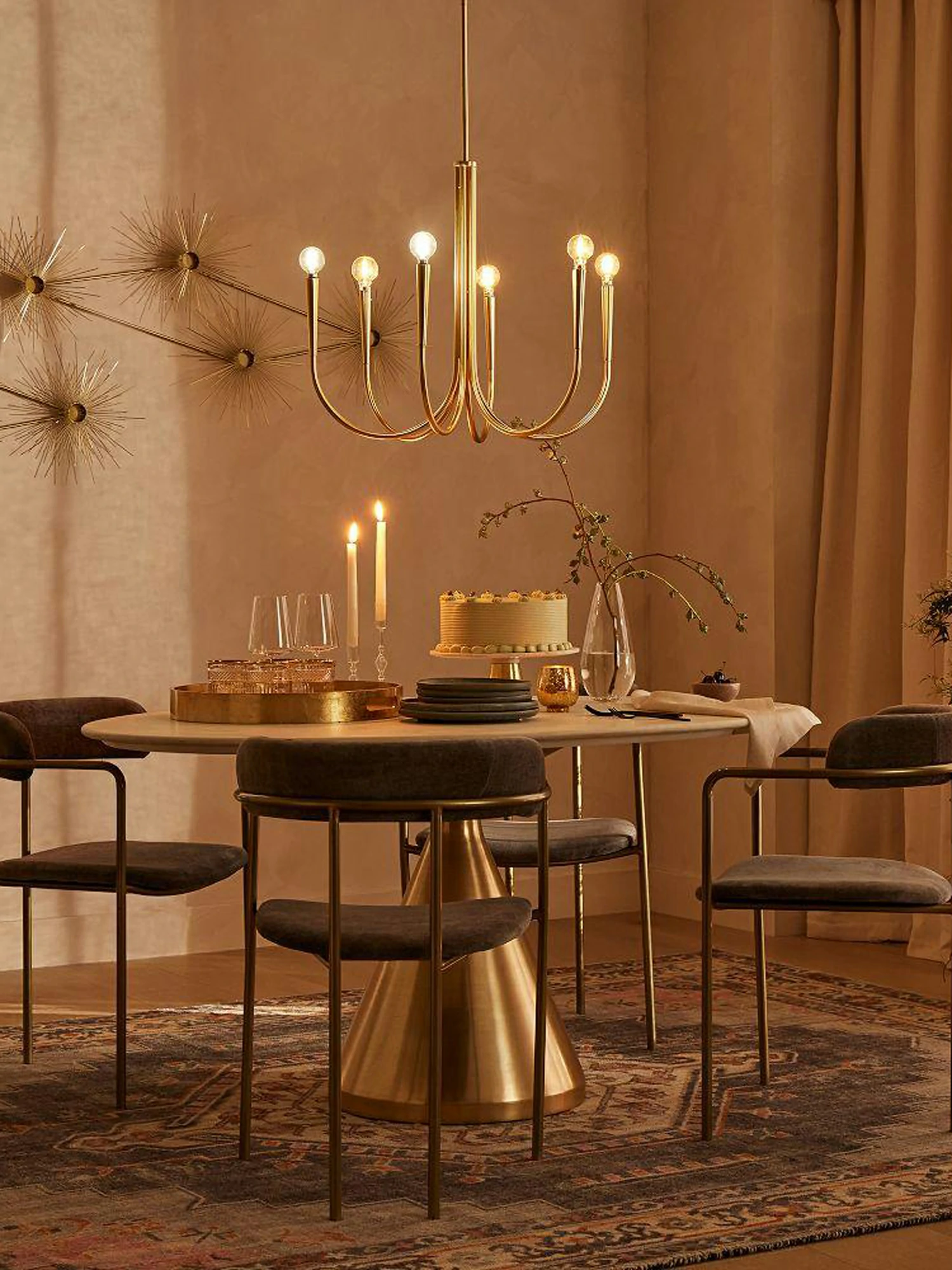 Swoop Arm Chandelier - Image 31
