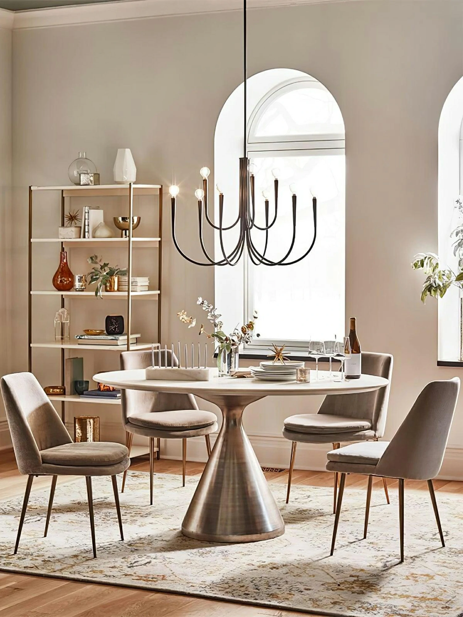 Swoop Arm Chandelier - Image 14