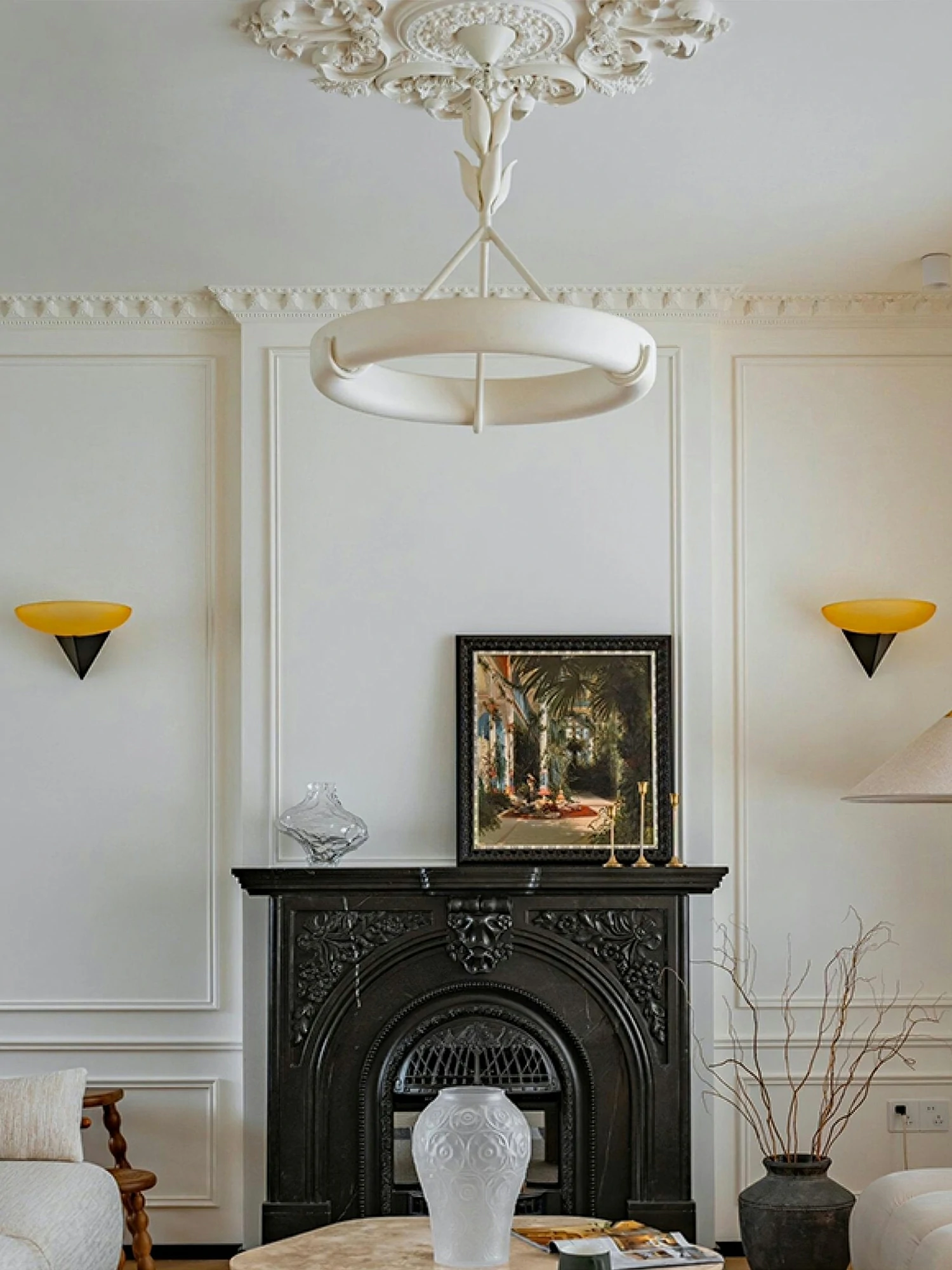 Tinsley Plaster Chandelier - Image 4