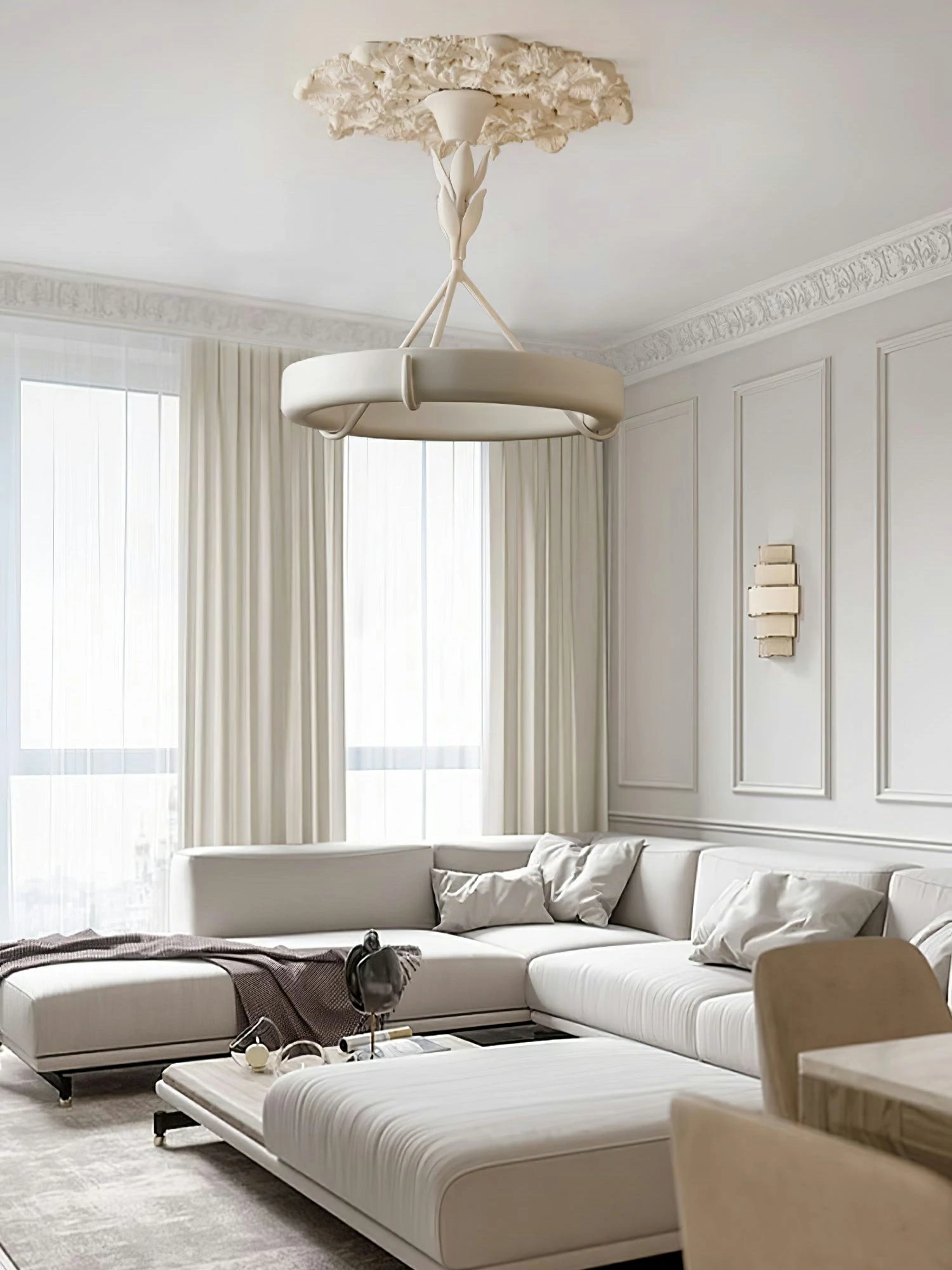 Tinsley Plaster Chandelier - Image 5