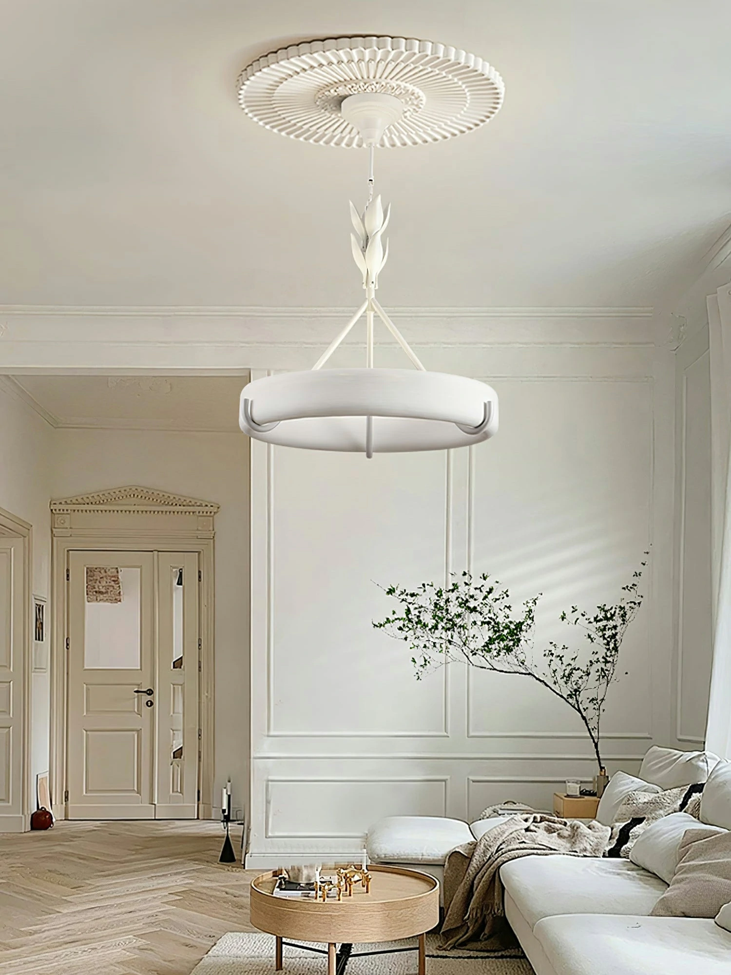 Tinsley Plaster Chandelier - Image 12