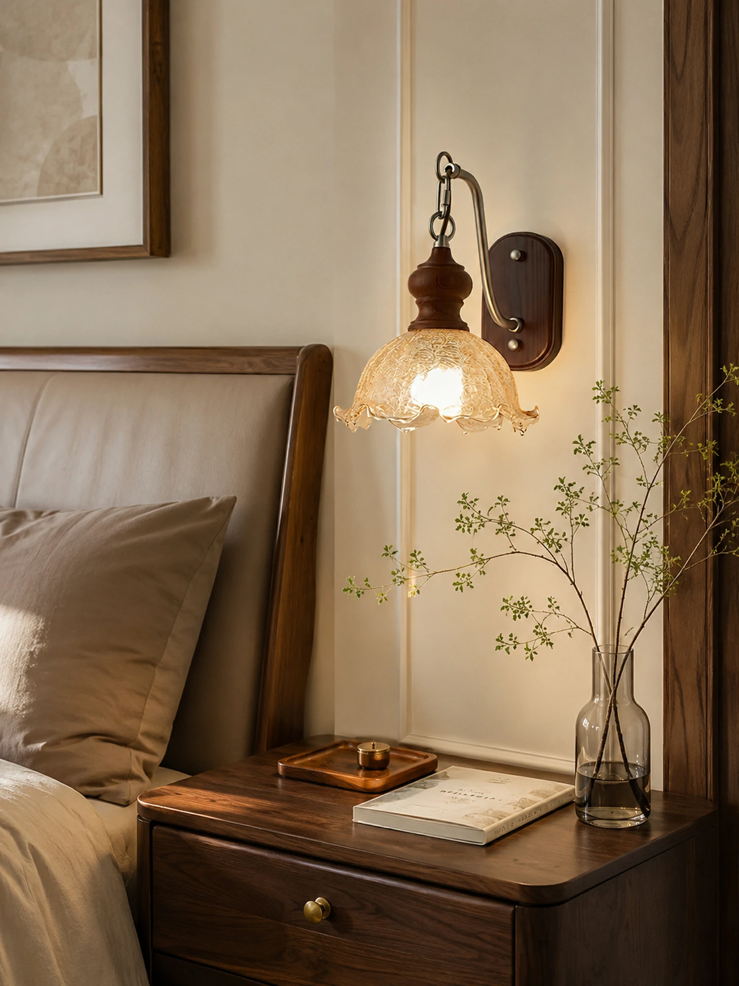 Vintage Flower Wall Lamp - Image 8