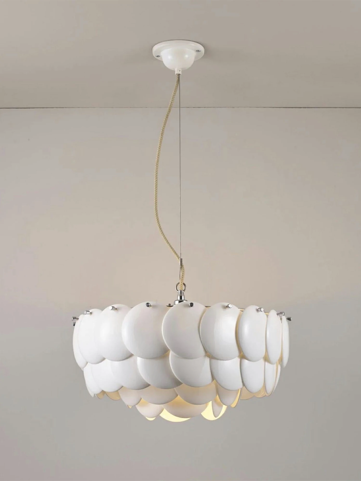 White Lottie Chandelier - Image 11