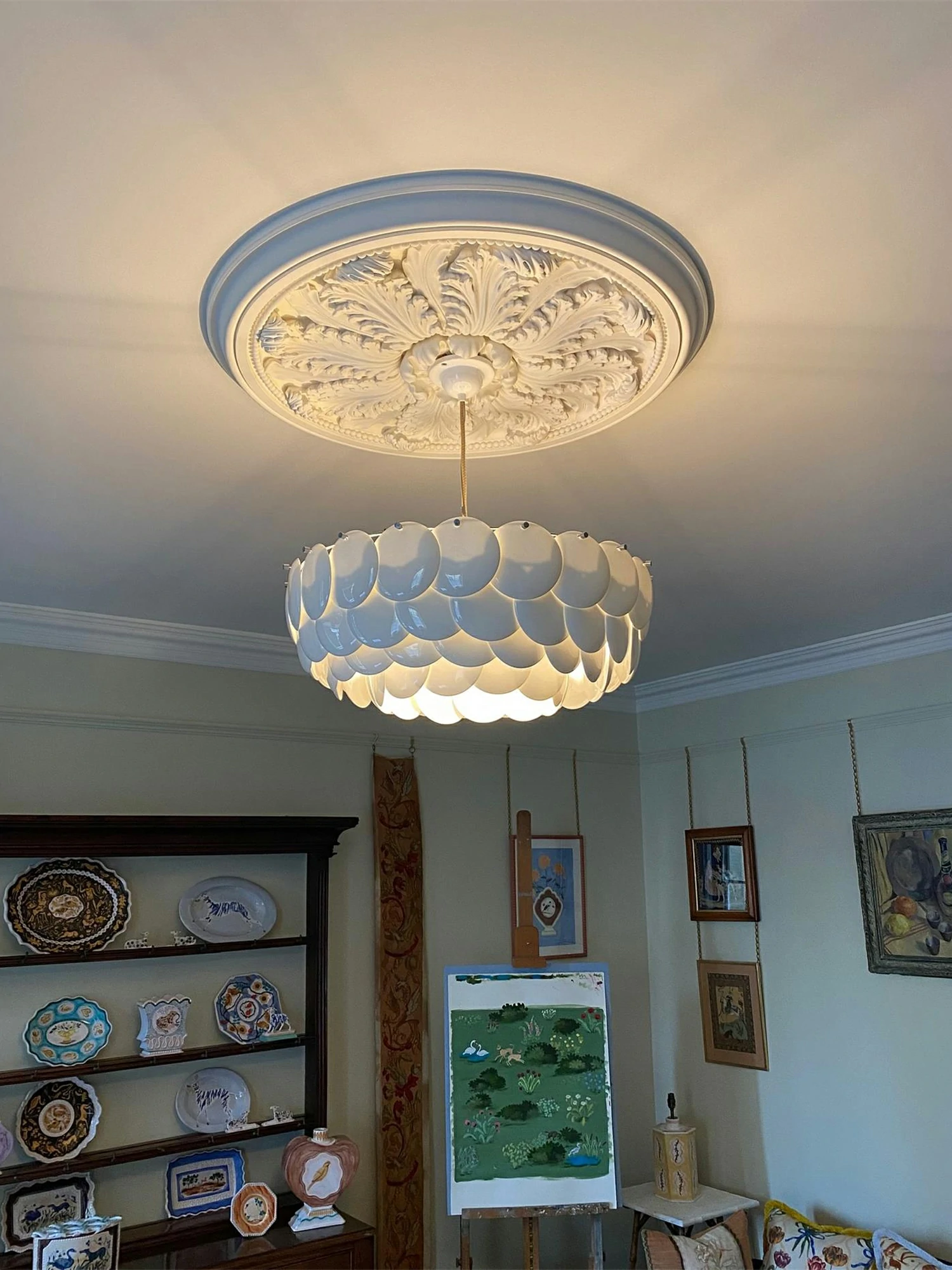 White Lottie Chandelier - Image 8
