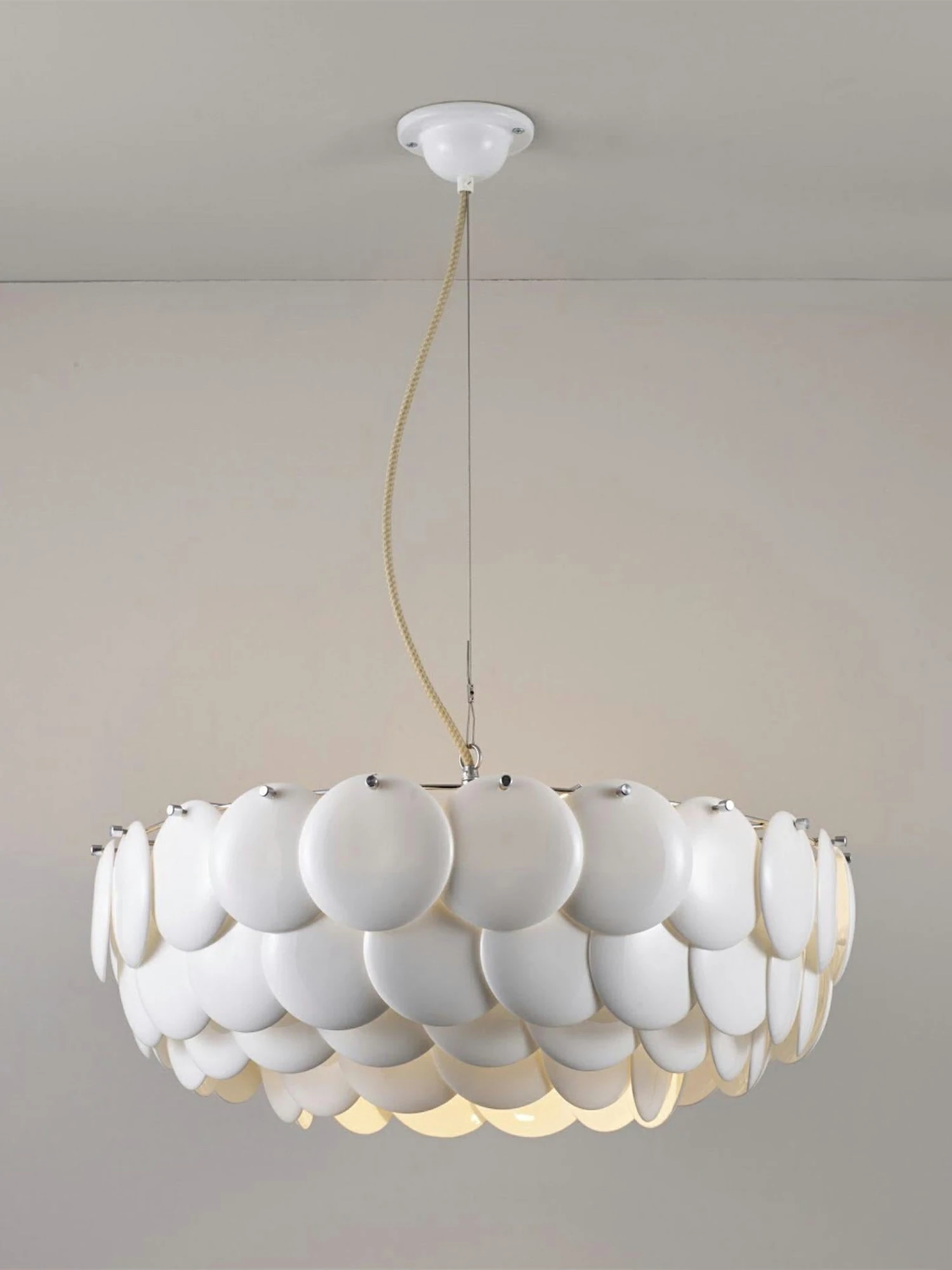 White Lottie Chandelier - Image 14