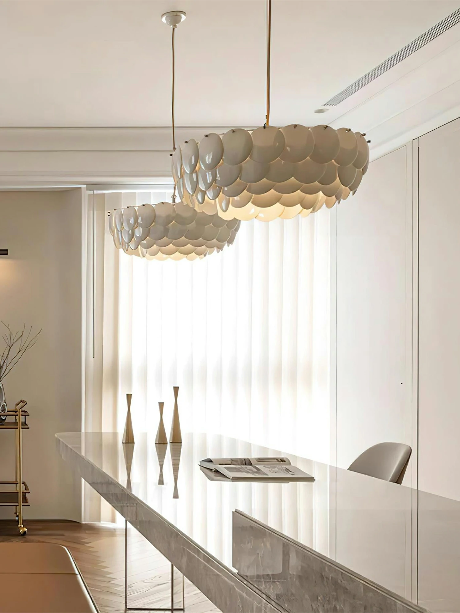White Lottie Chandelier - Image 5