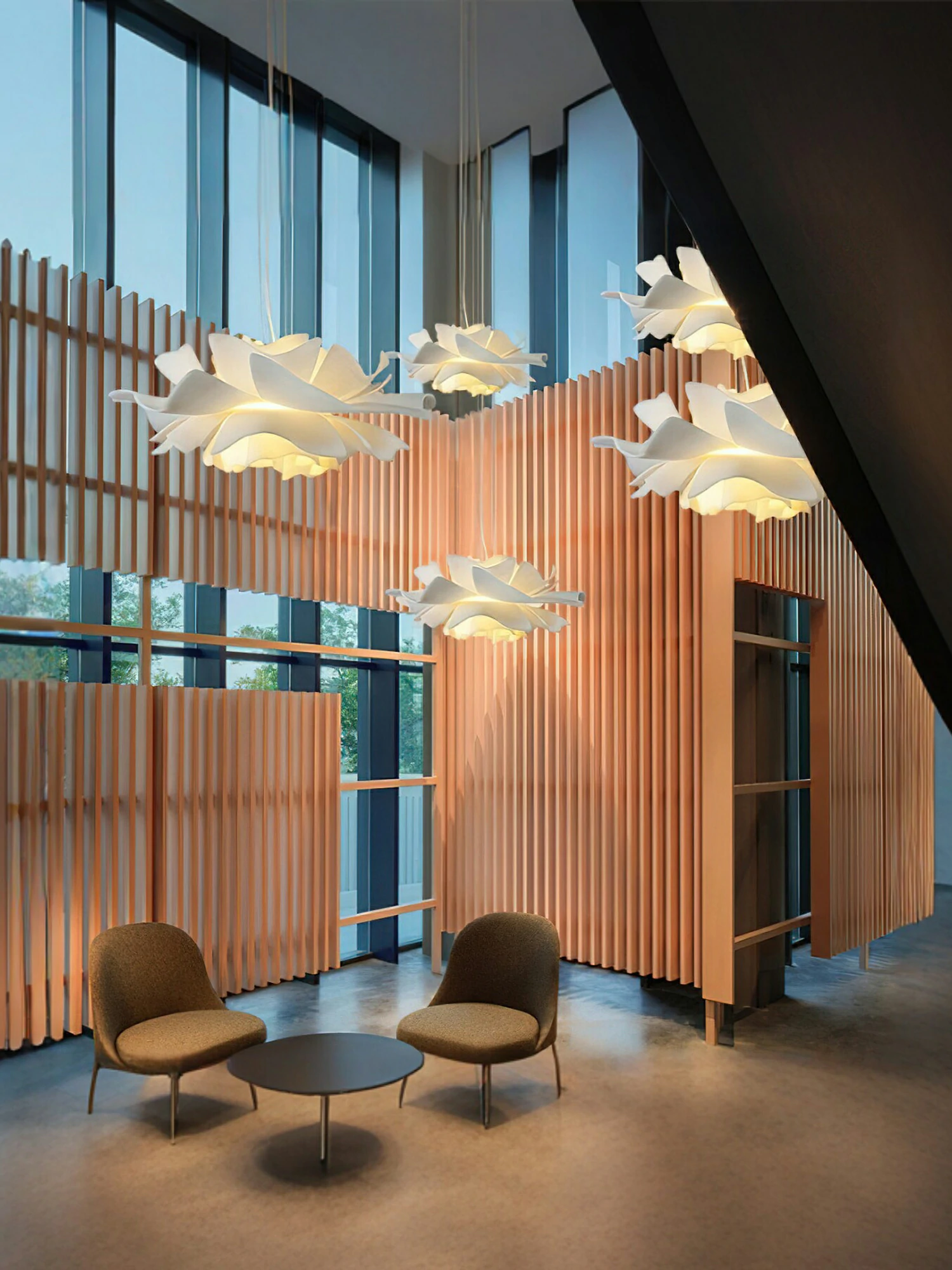 White Lotus Pendant Light - Image 25