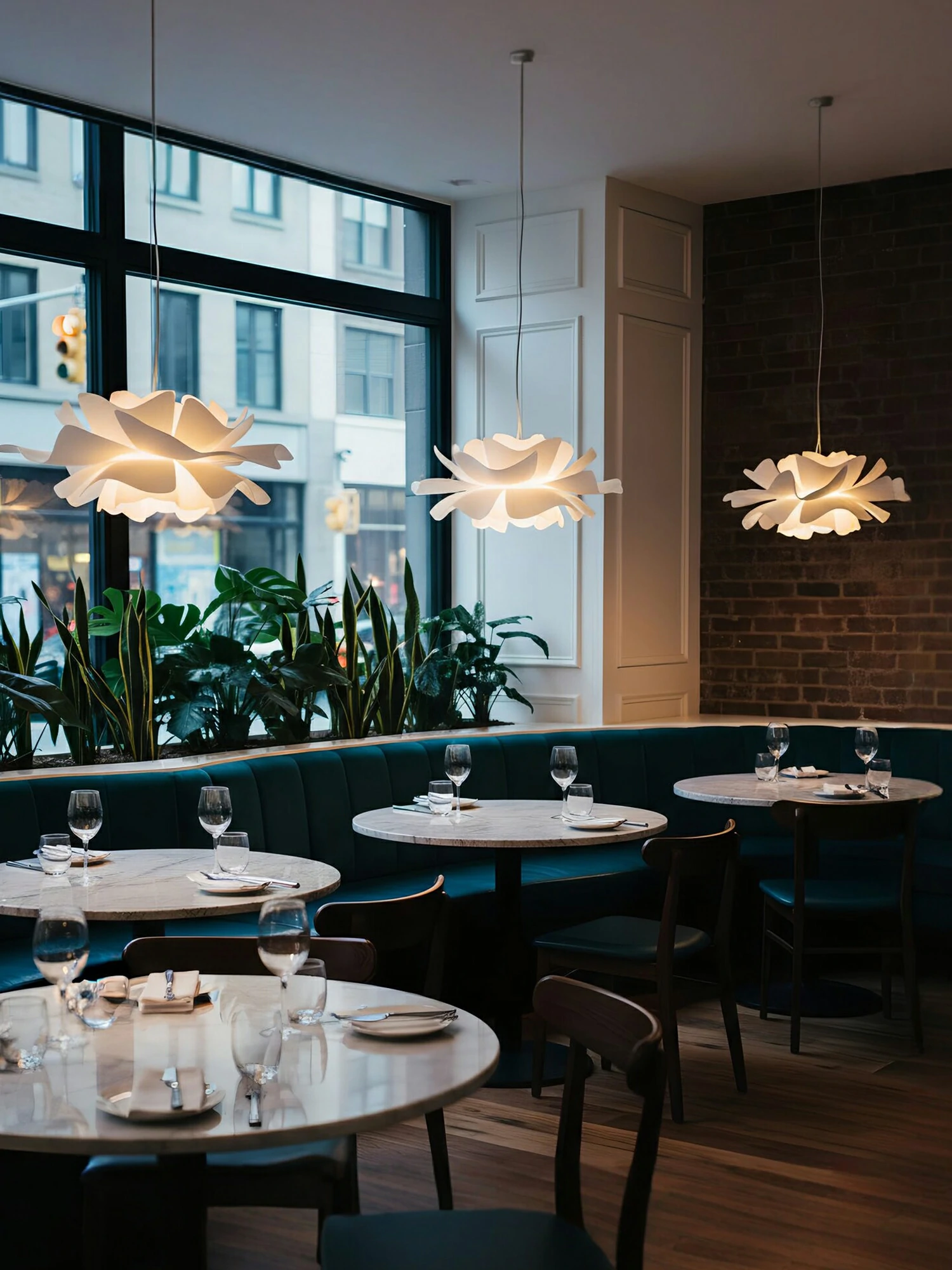 White Lotus Pendant Light - Image 19