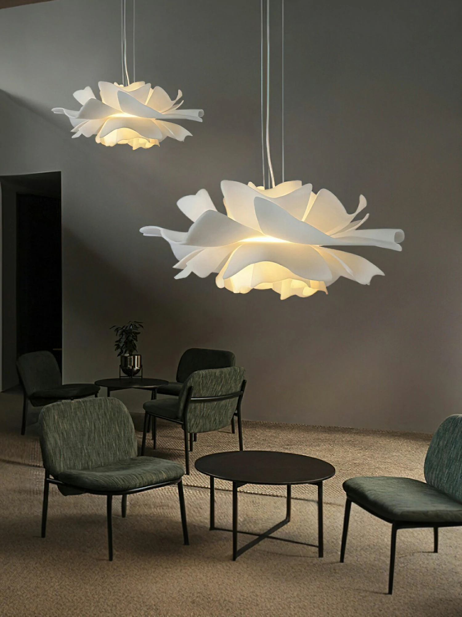 White Lotus Pendant Light - Image 17
