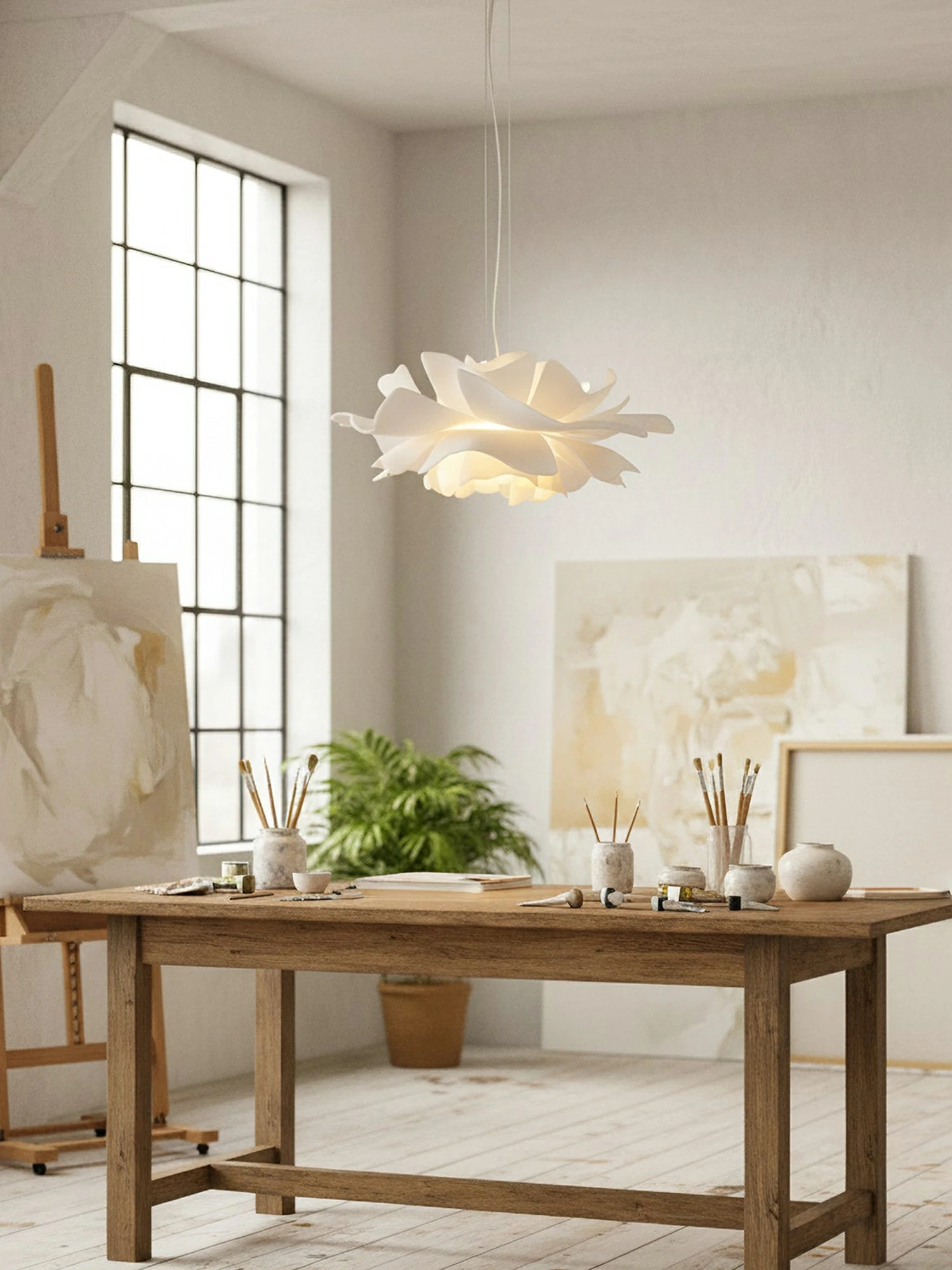White Lotus Pendant Light - Image 2