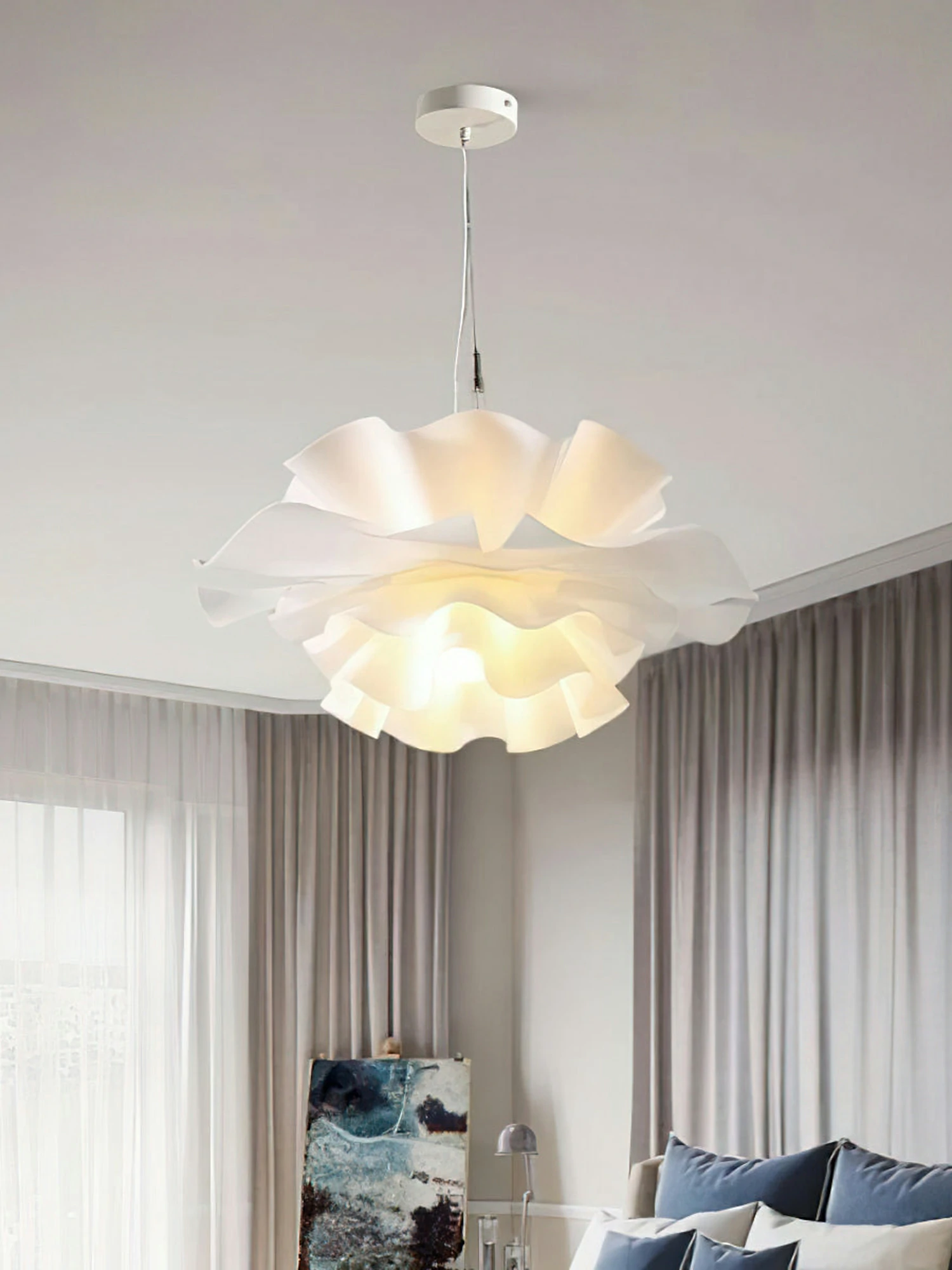 White Lotus Pendant Light - Image 3