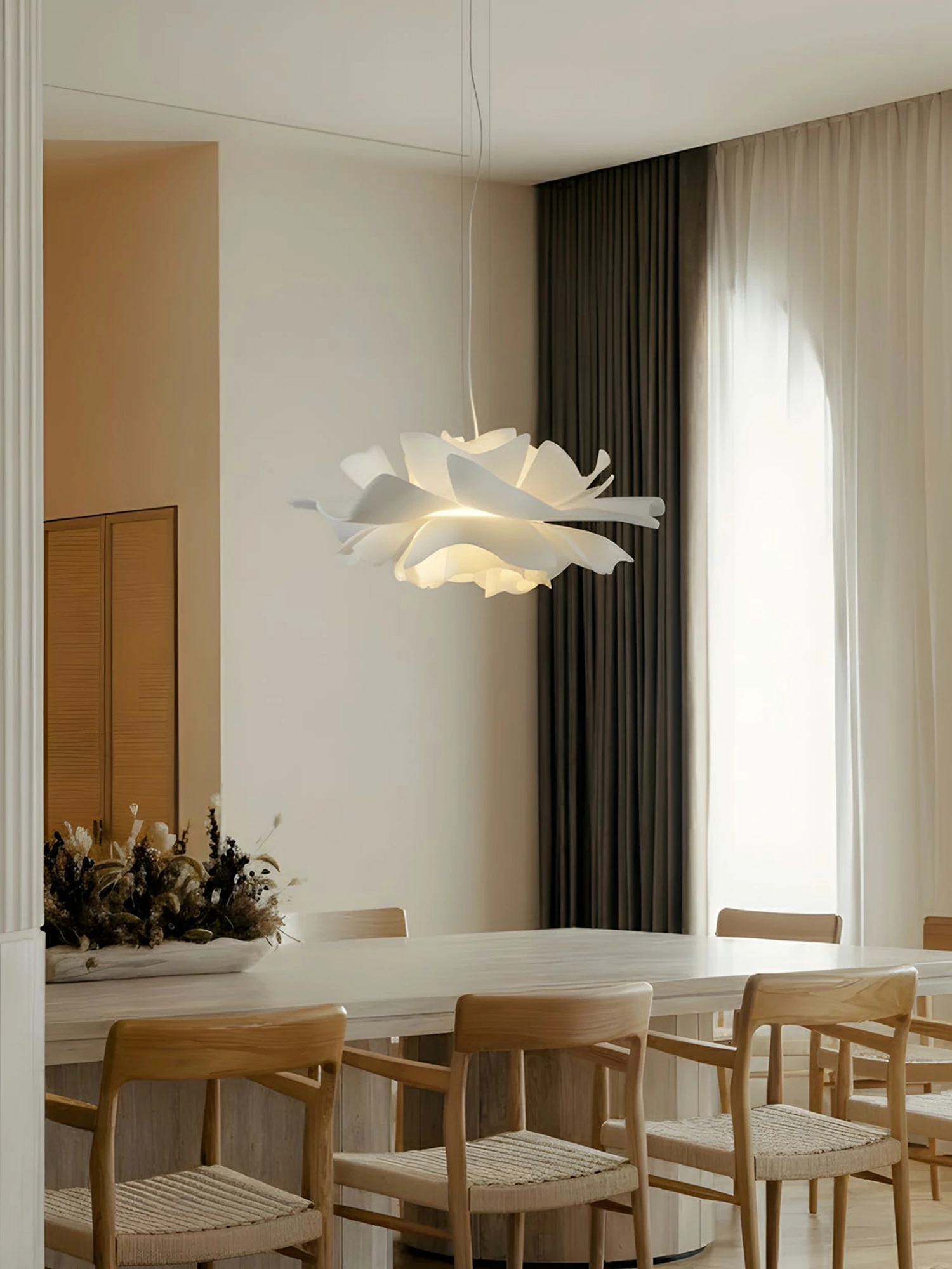 White Lotus Pendant Light - Image 7