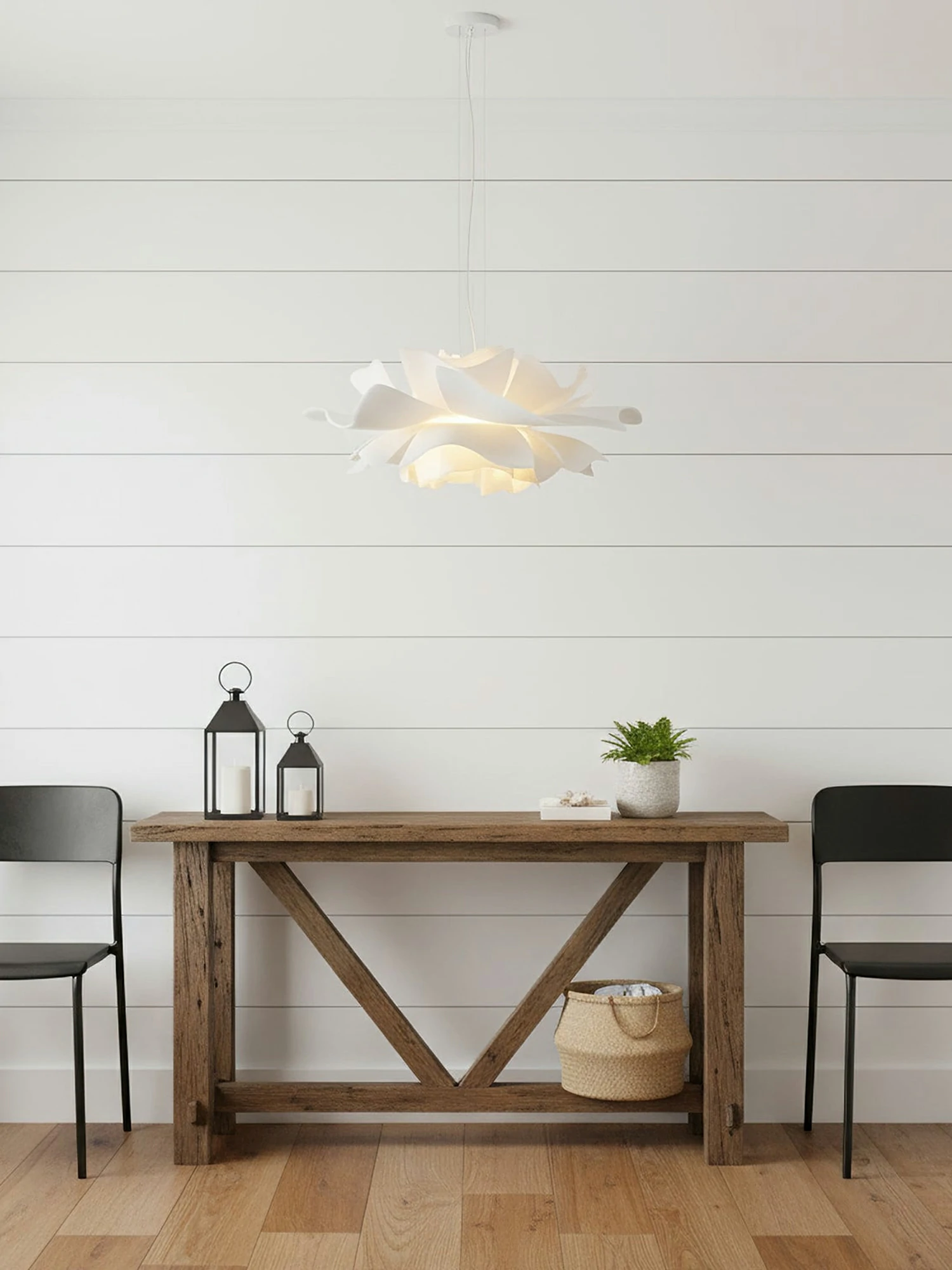 White Lotus Pendant Light - Image 9