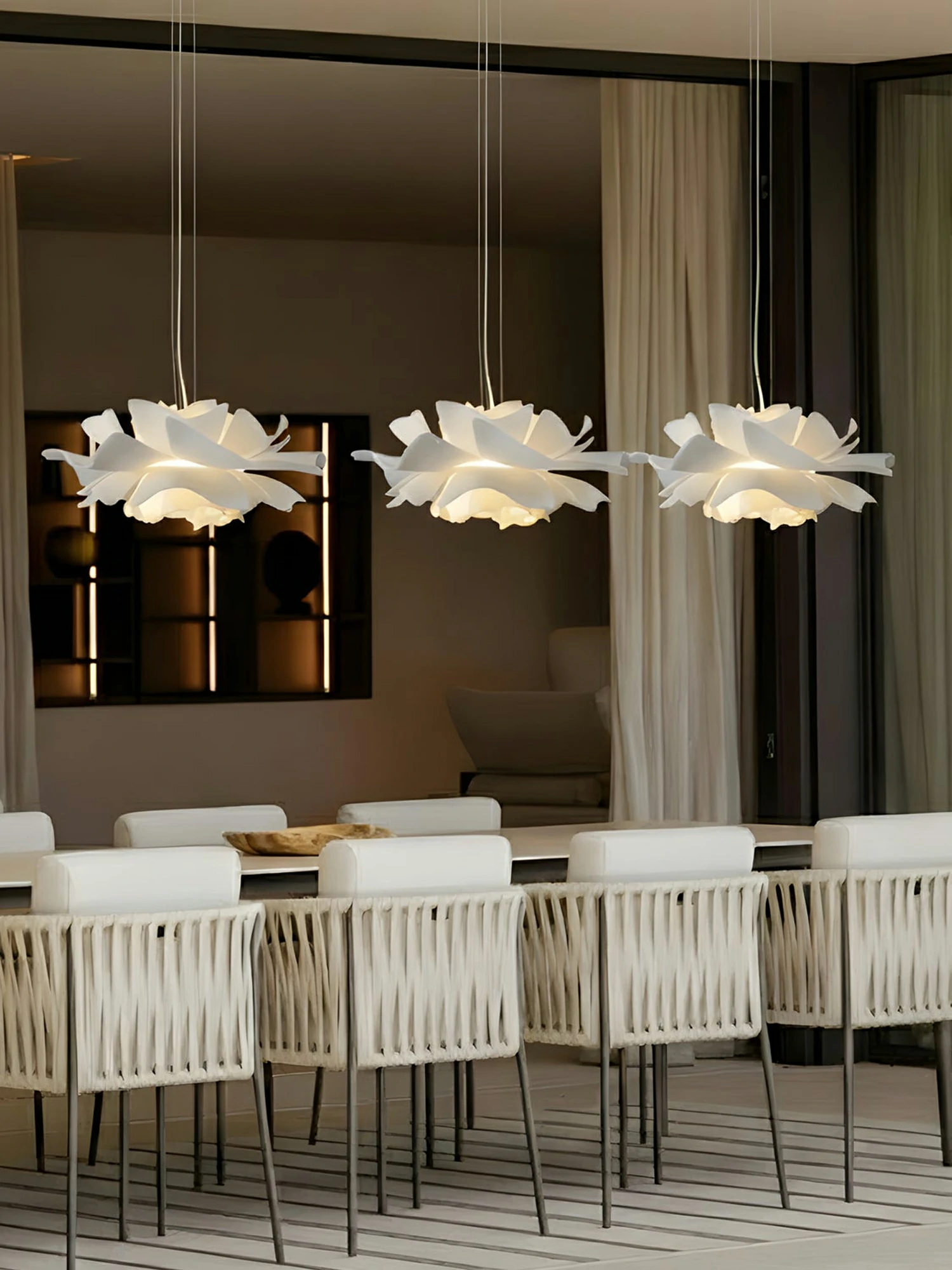 White Lotus Pendant Light - Image 13