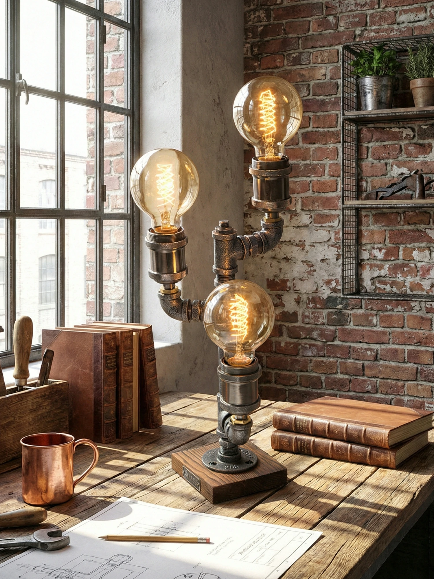 Wood Edison Table Lamp - Image 7