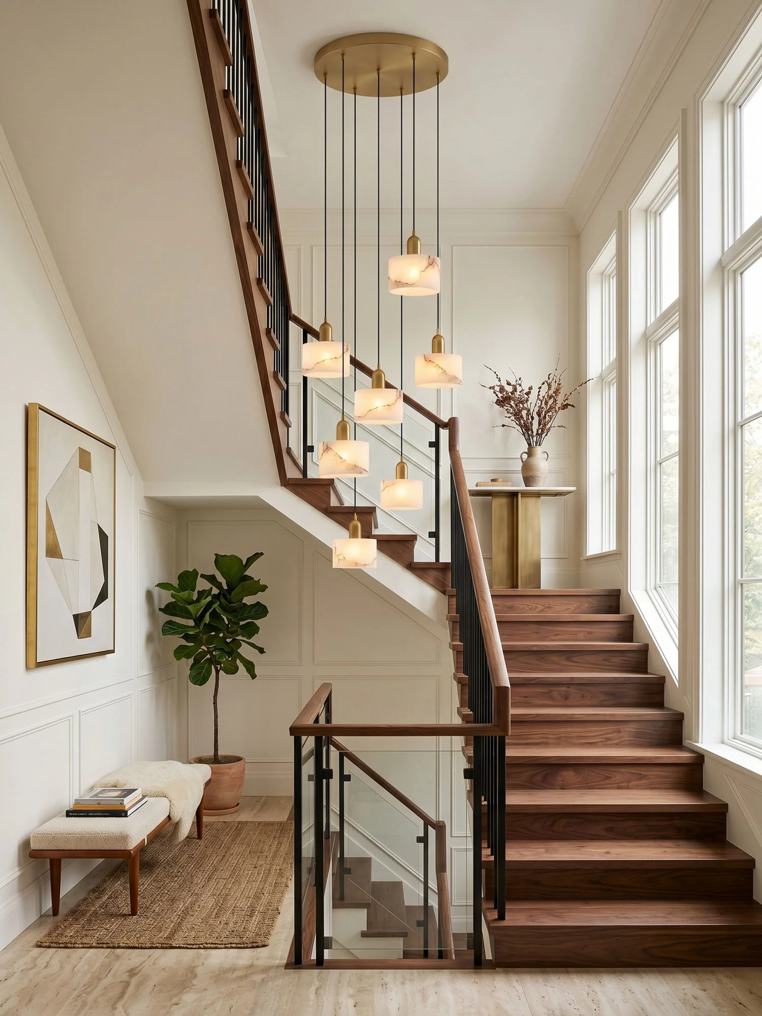 Odyssey Alabaster Pendant Light