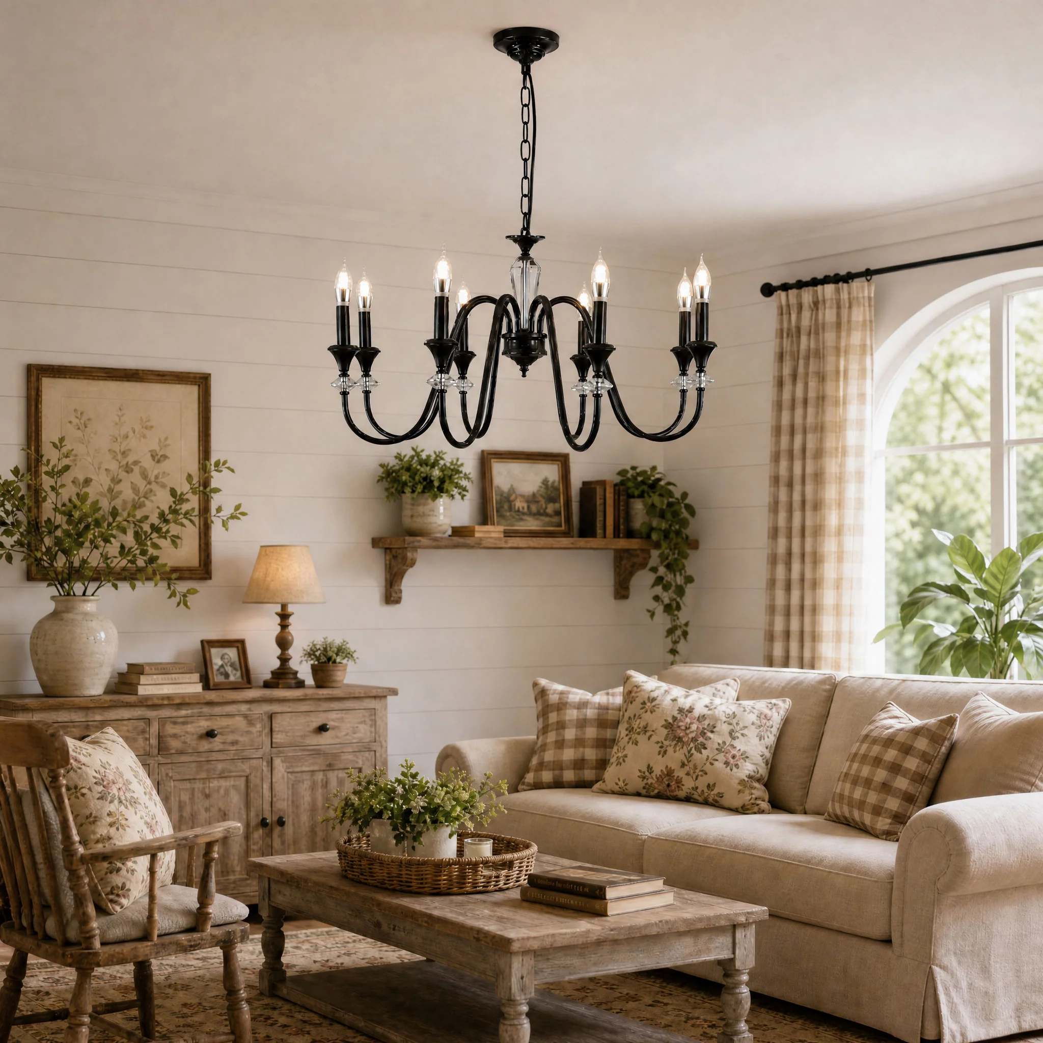 Noir Candelabra Chandelier