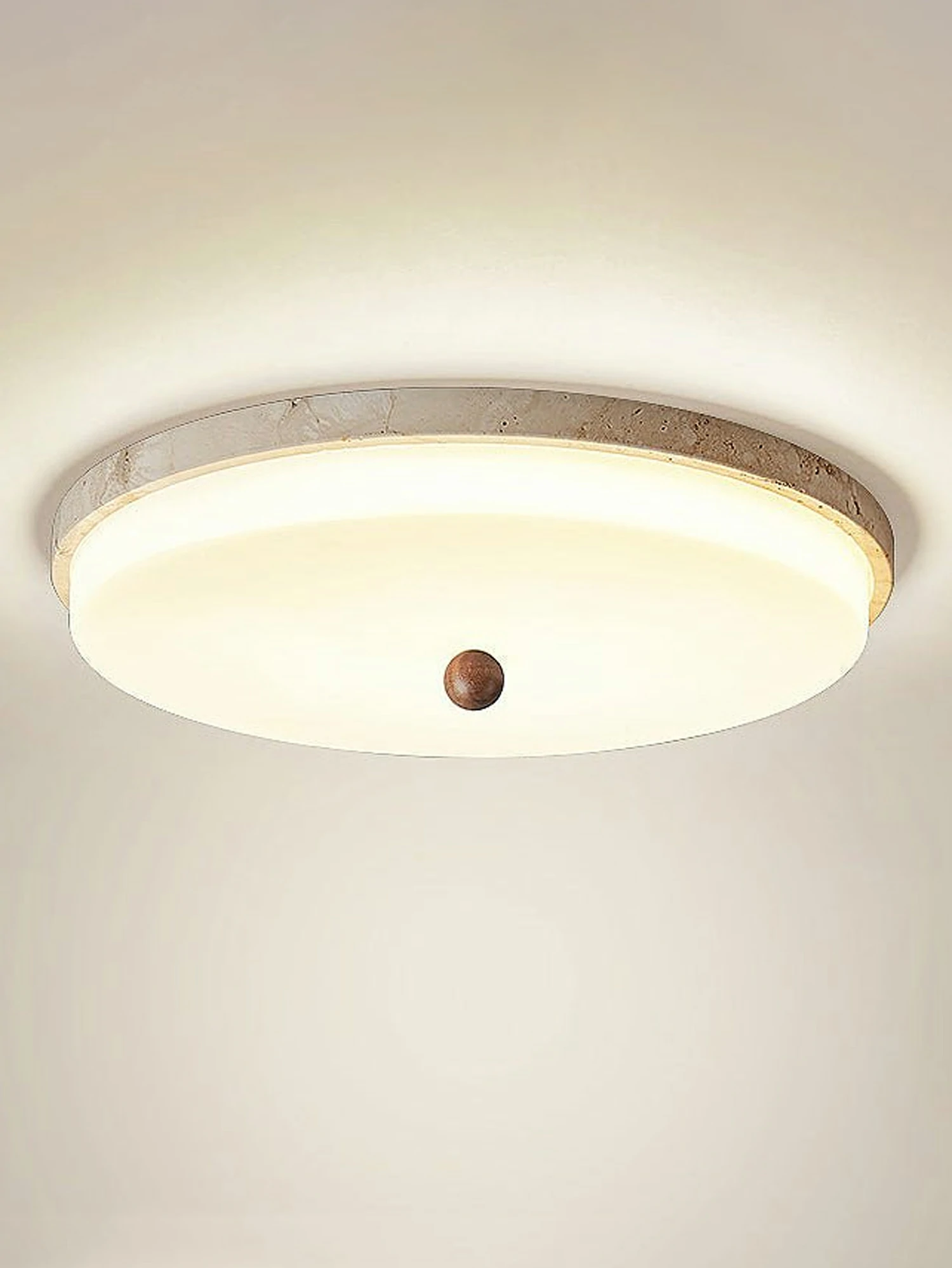 Aeon Travertine Orb Ceiling Light - Image 7