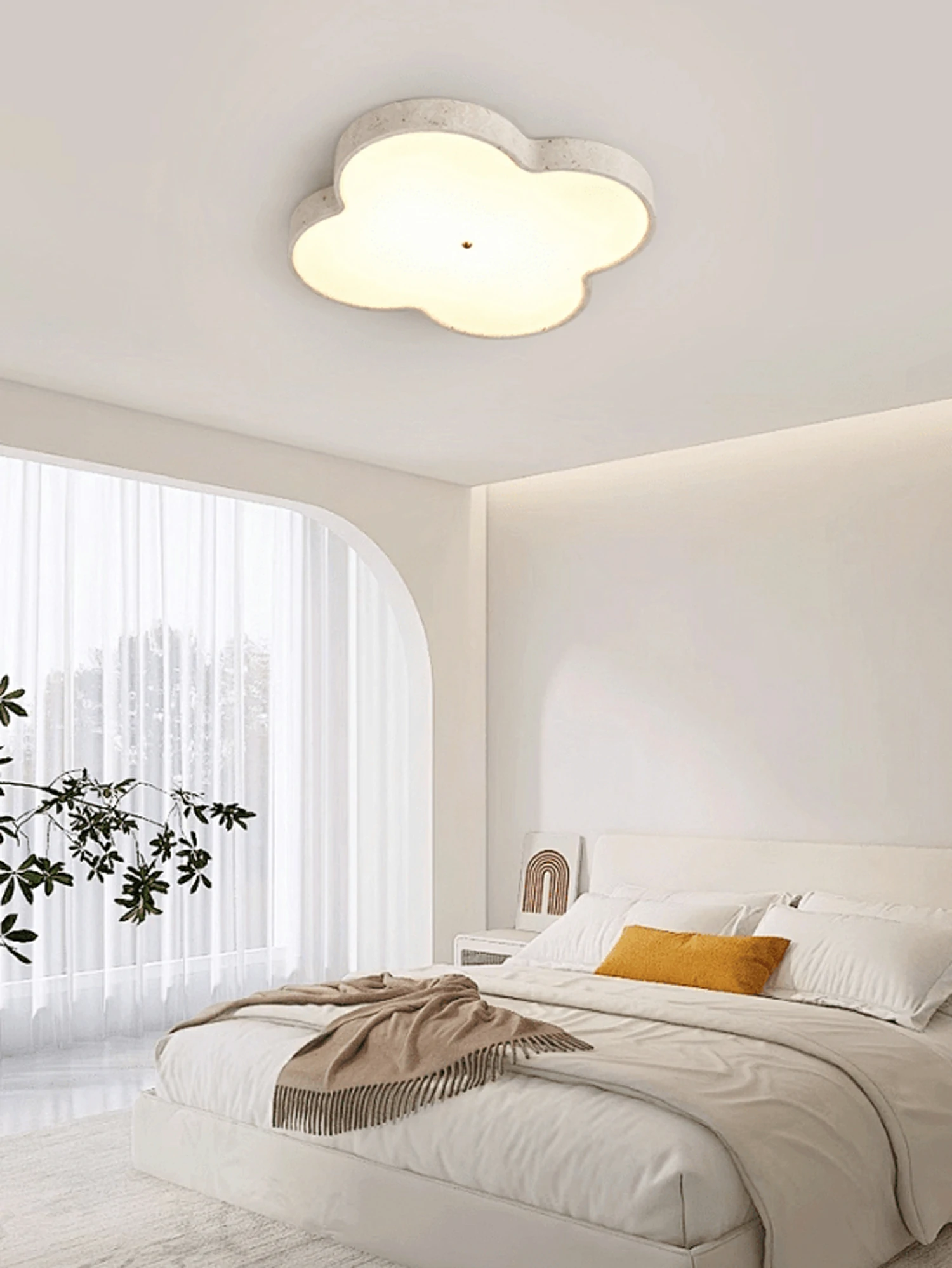Aethel Cloud Travertine Ceiling Lamp - Image 5