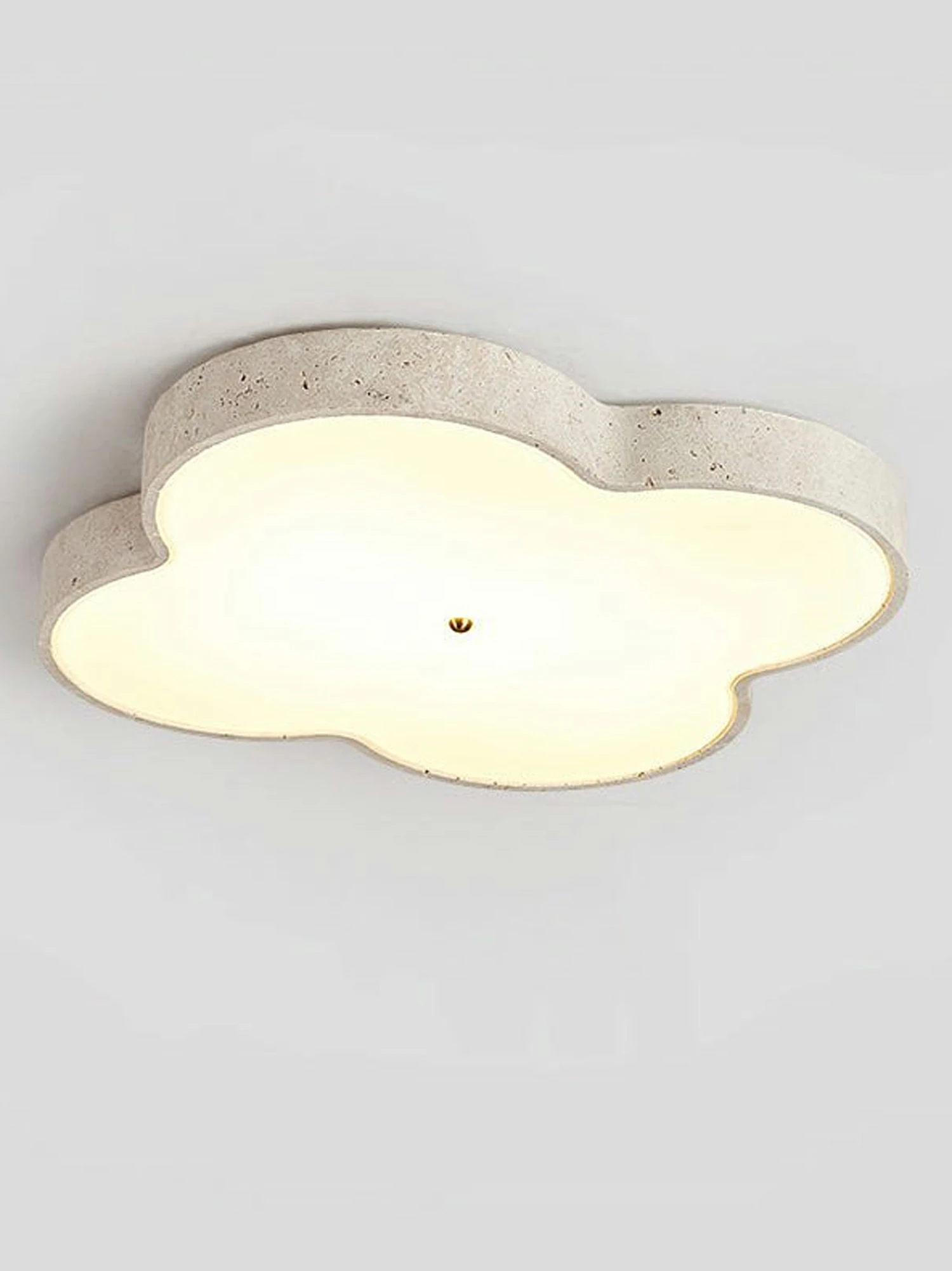 Aethel Cloud Travertine Ceiling Lamp - Image 6
