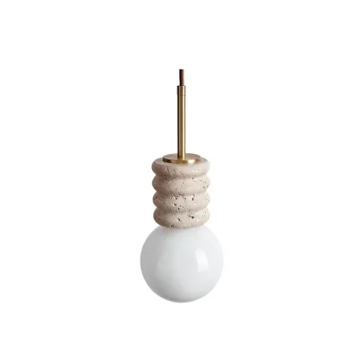 Alvia Travertine Pendant Lamp