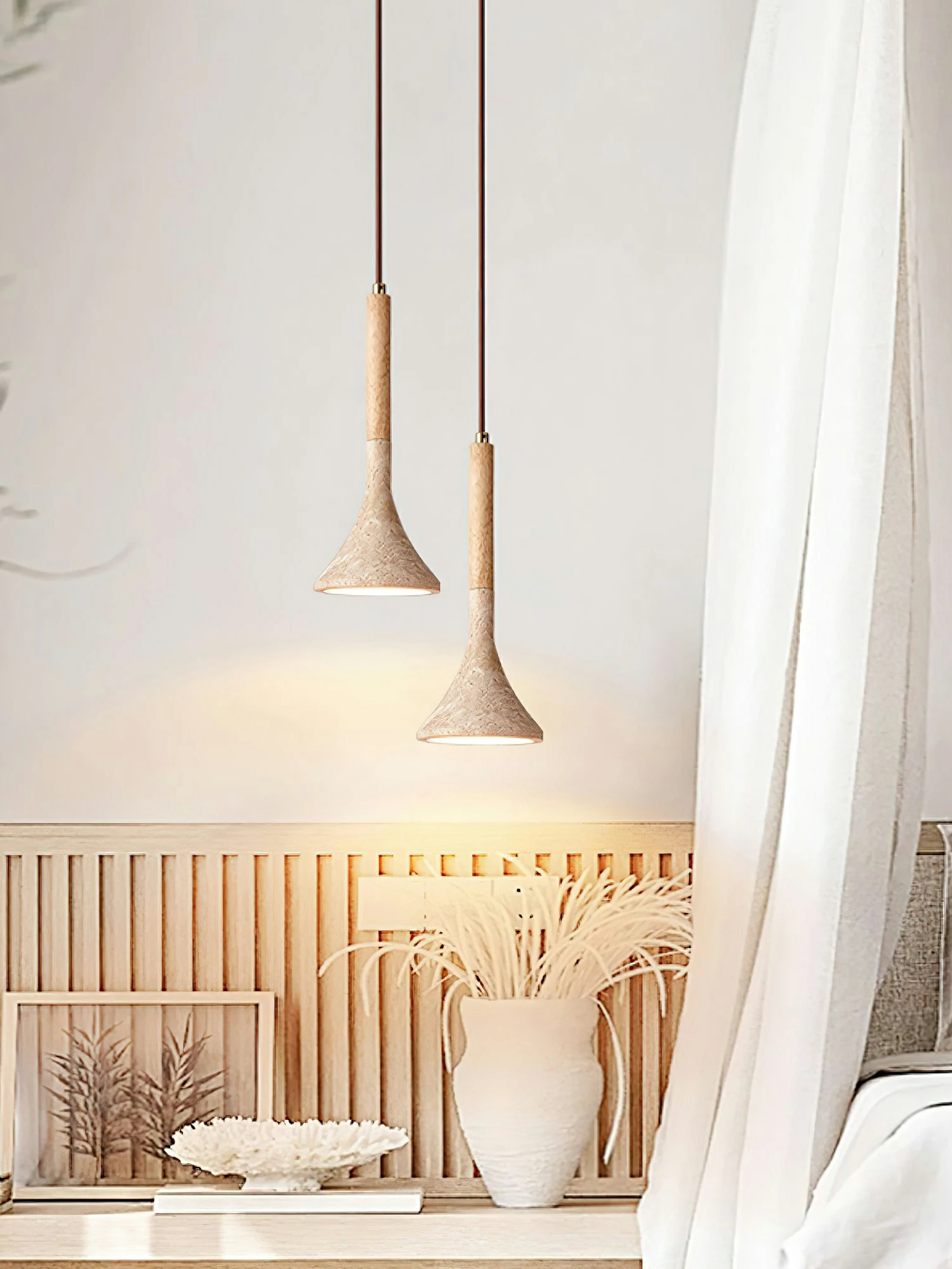 Aplomb Travertine Pendant Lamp - Image 2