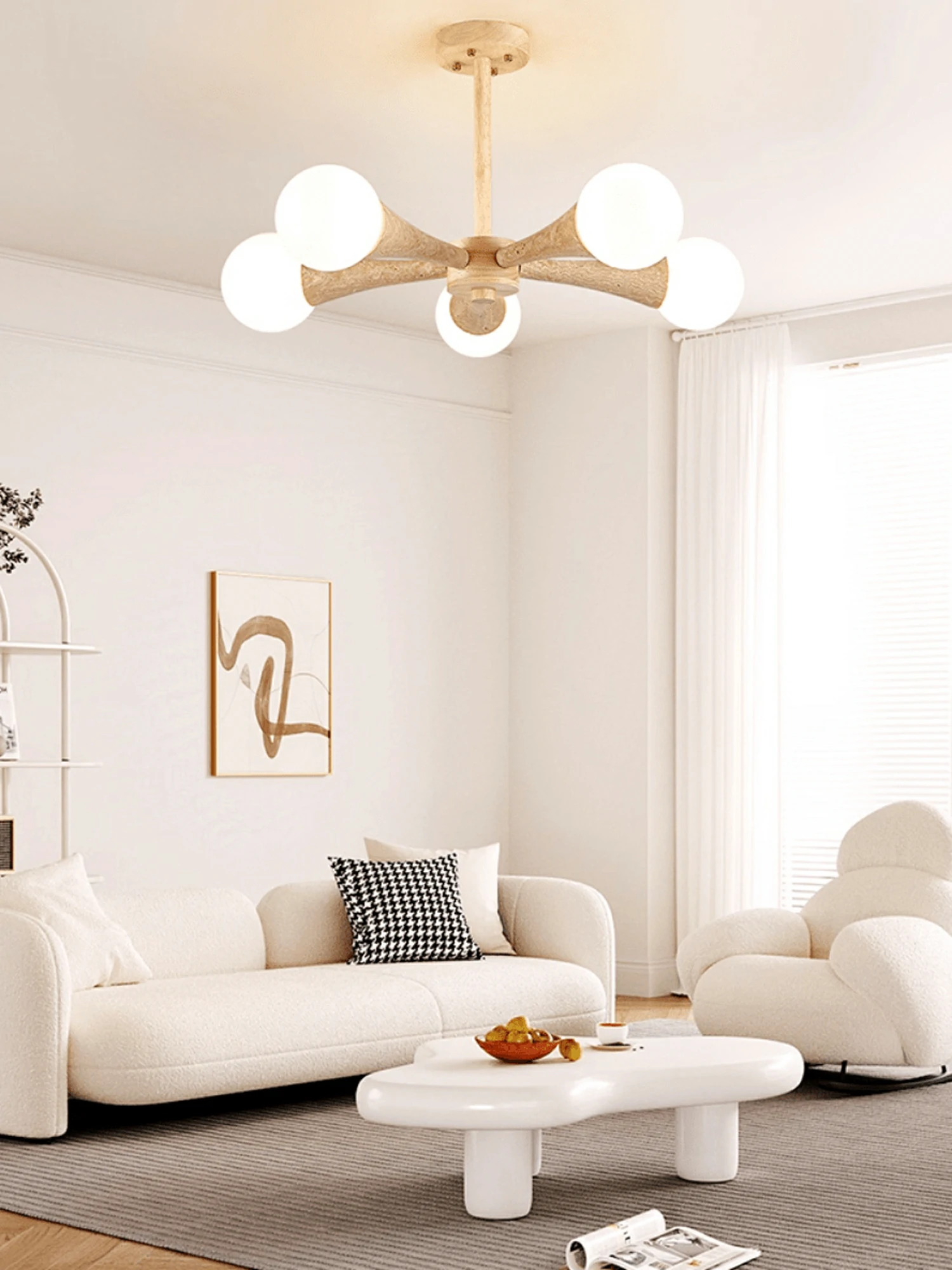 Arbor Travertine Chandelier - Image 3