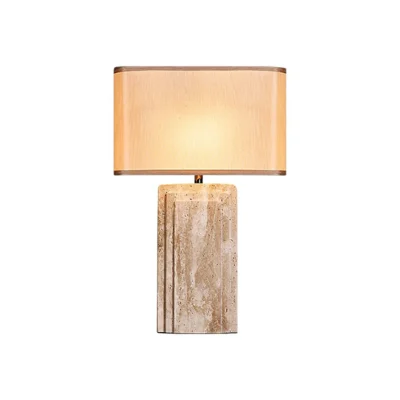 Arco Travertine Table Lamp