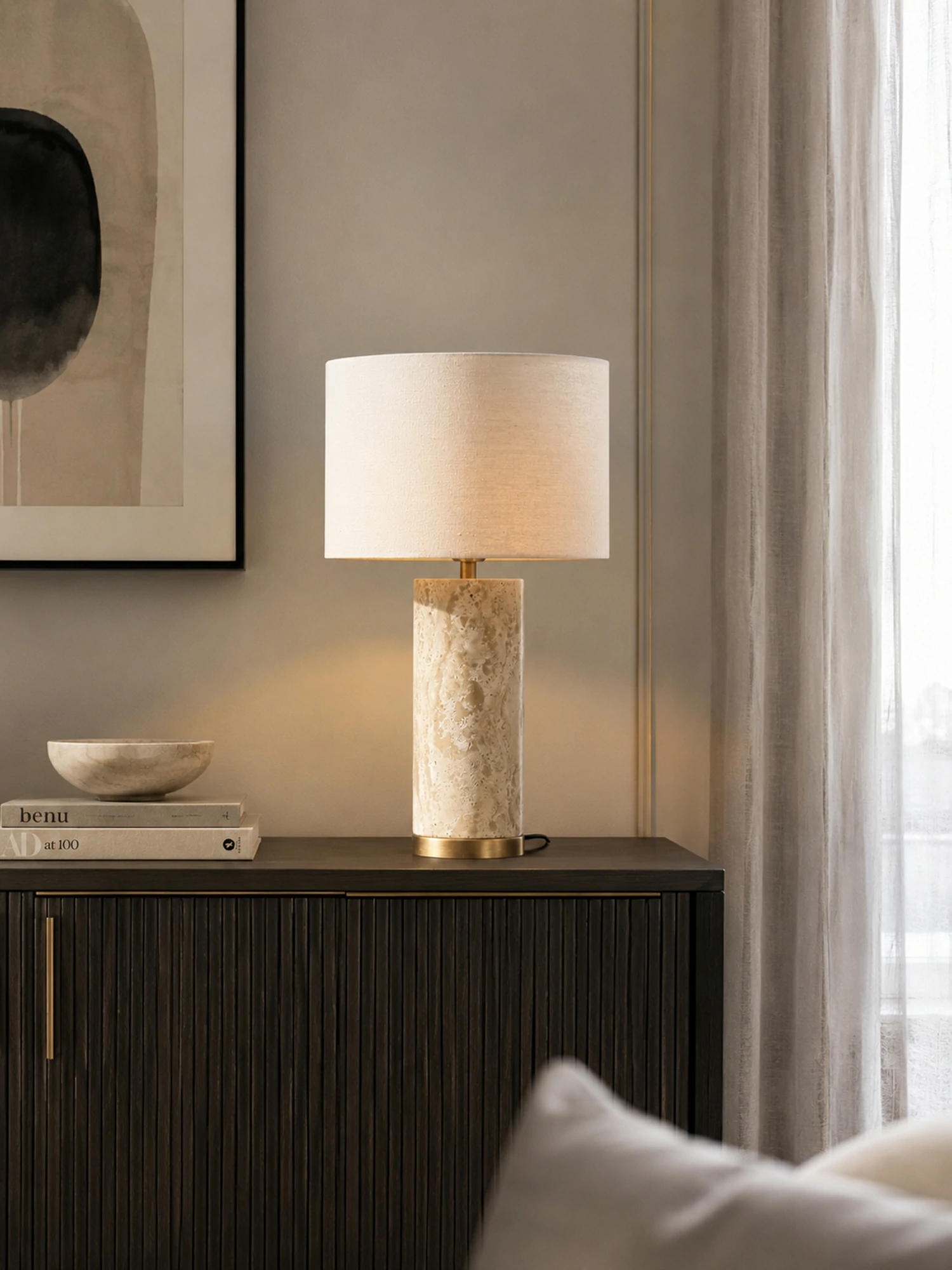 Aria Stone Table Lamp - Image 12