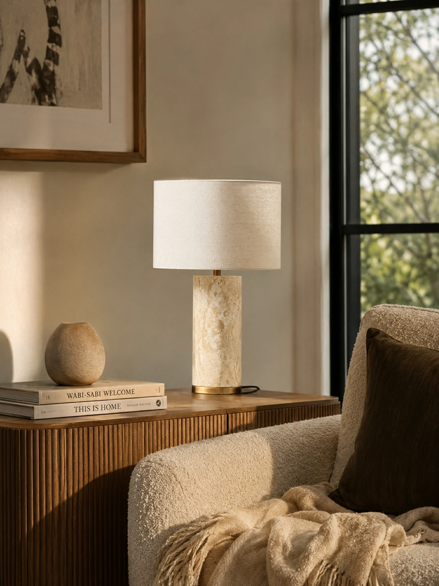 Aria Stone Table Lamp - Image 14