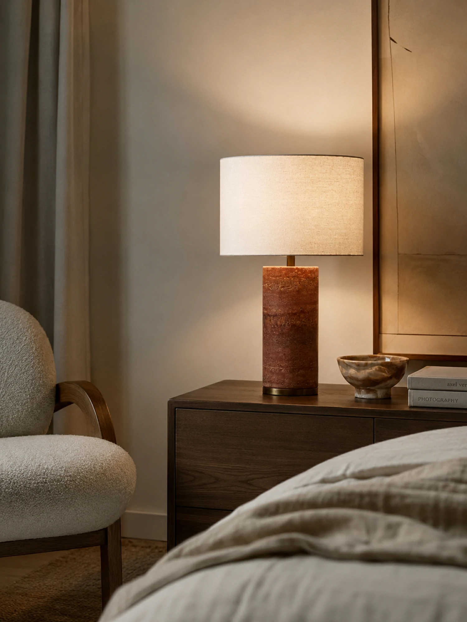 Aria Stone Table Lamp - Image 17