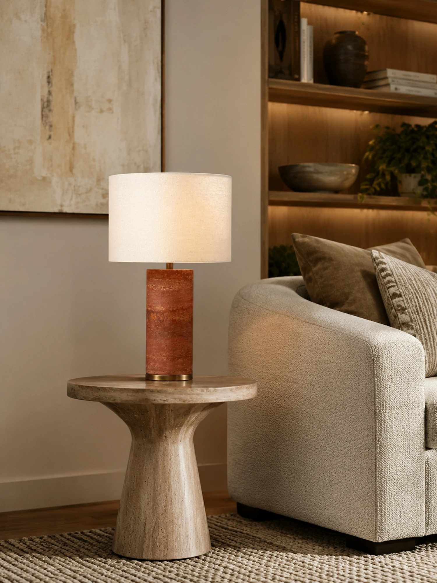 Aria Stone Table Lamp - Image 21