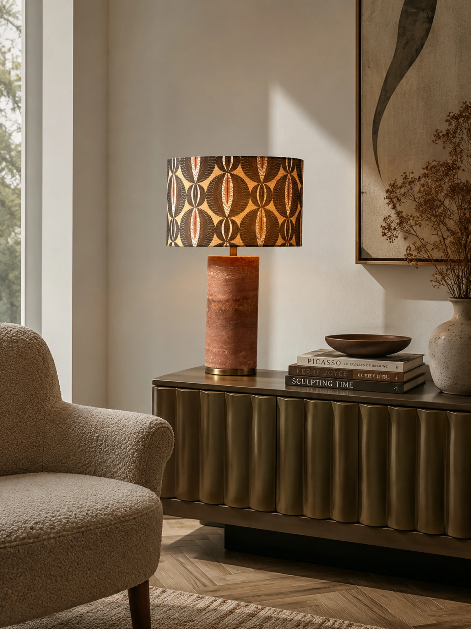 Aria Stone Table Lamp - Image 2