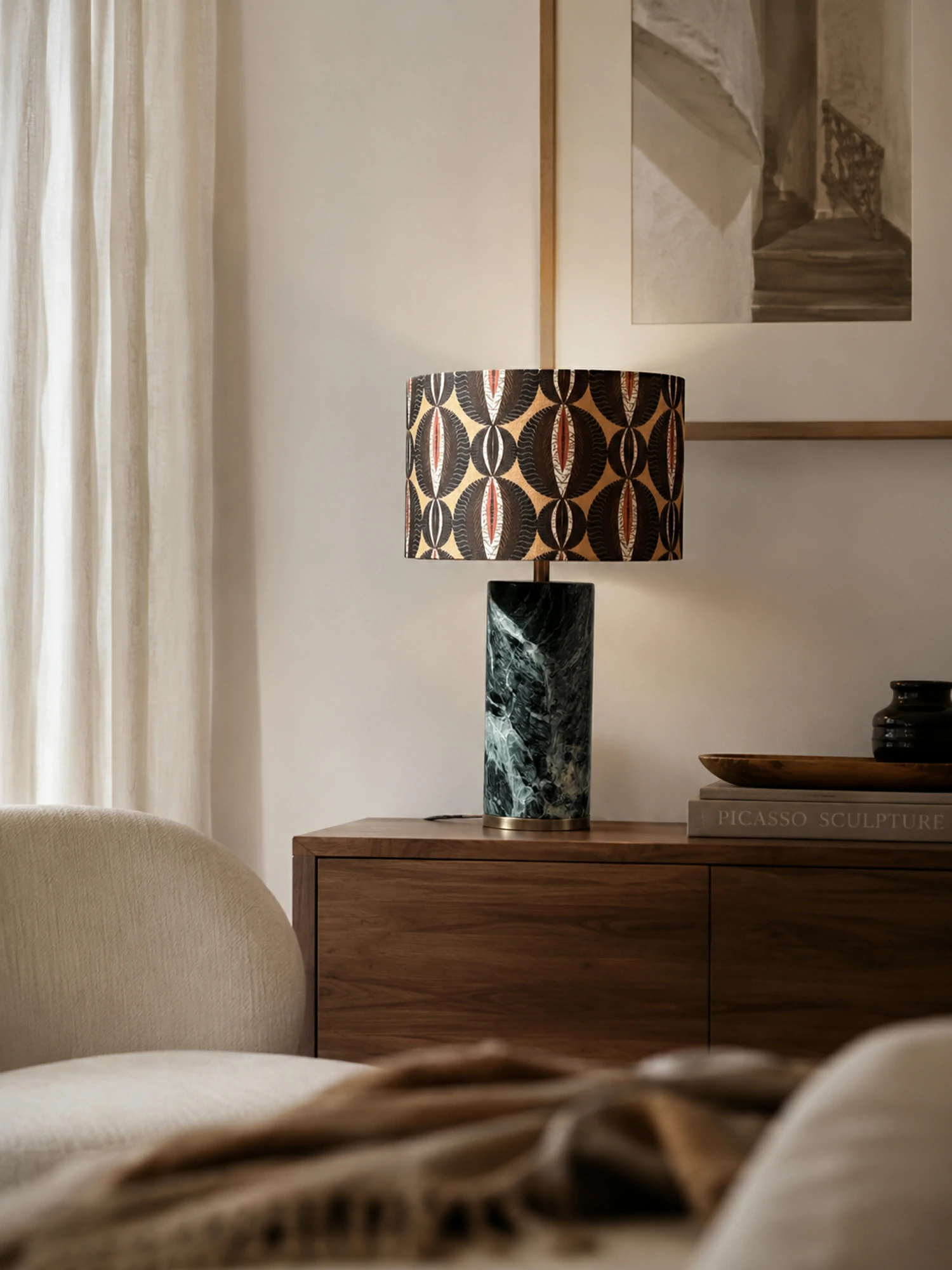 Aria Stone Table Lamp - Image 5